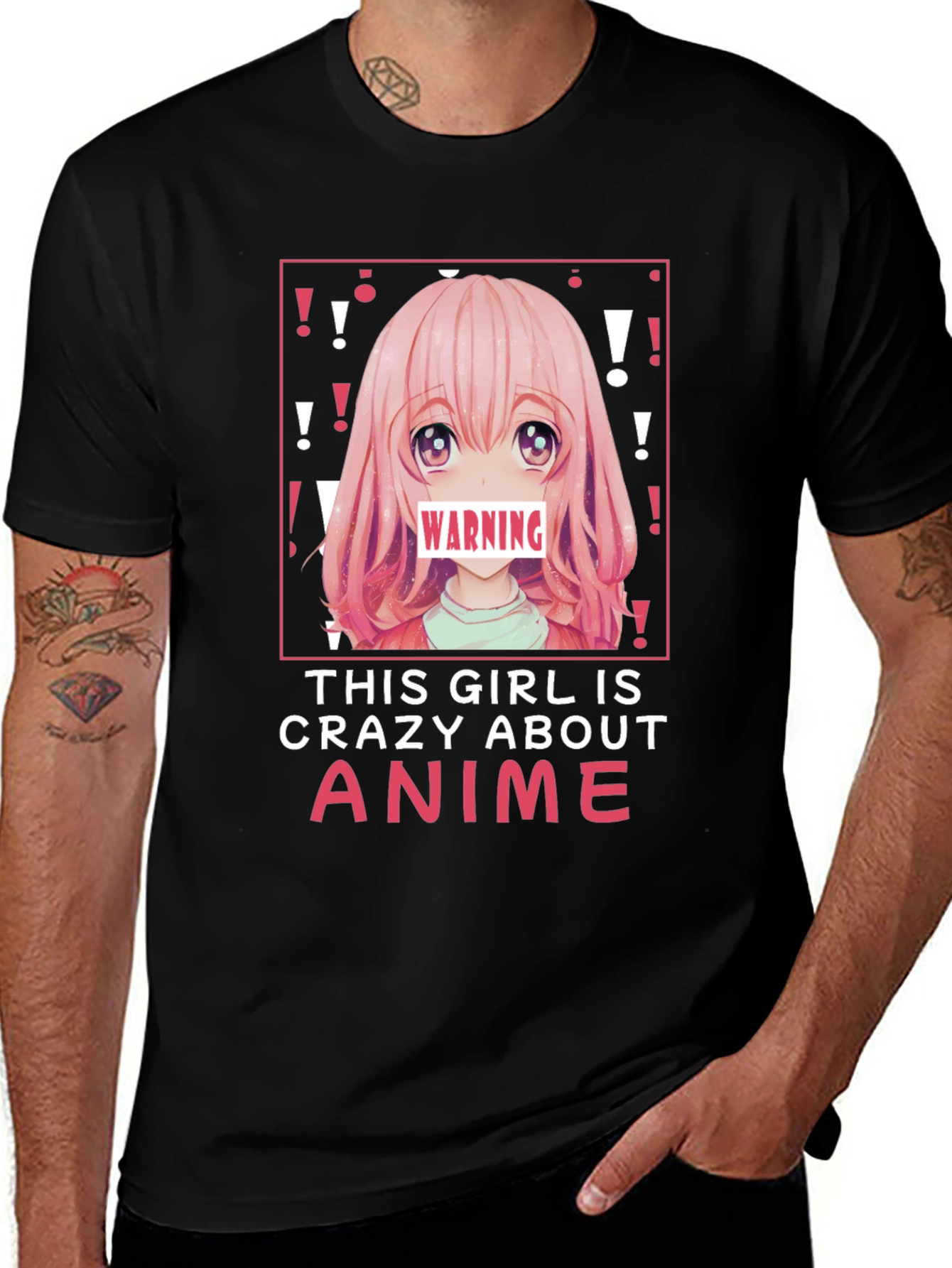 Anime Girl Crazy T-Shirt