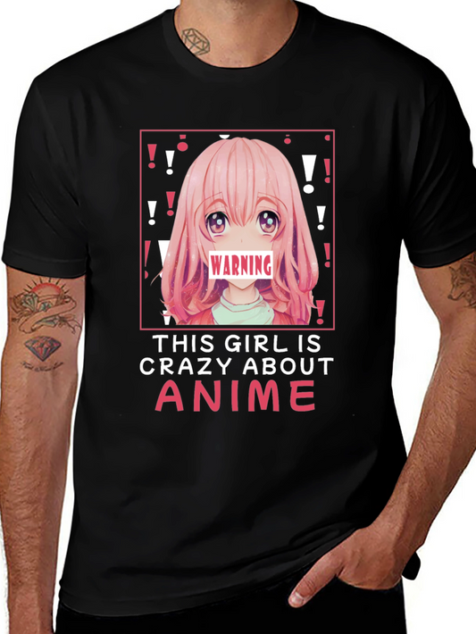 Anime Girl Crazy T-Shirt