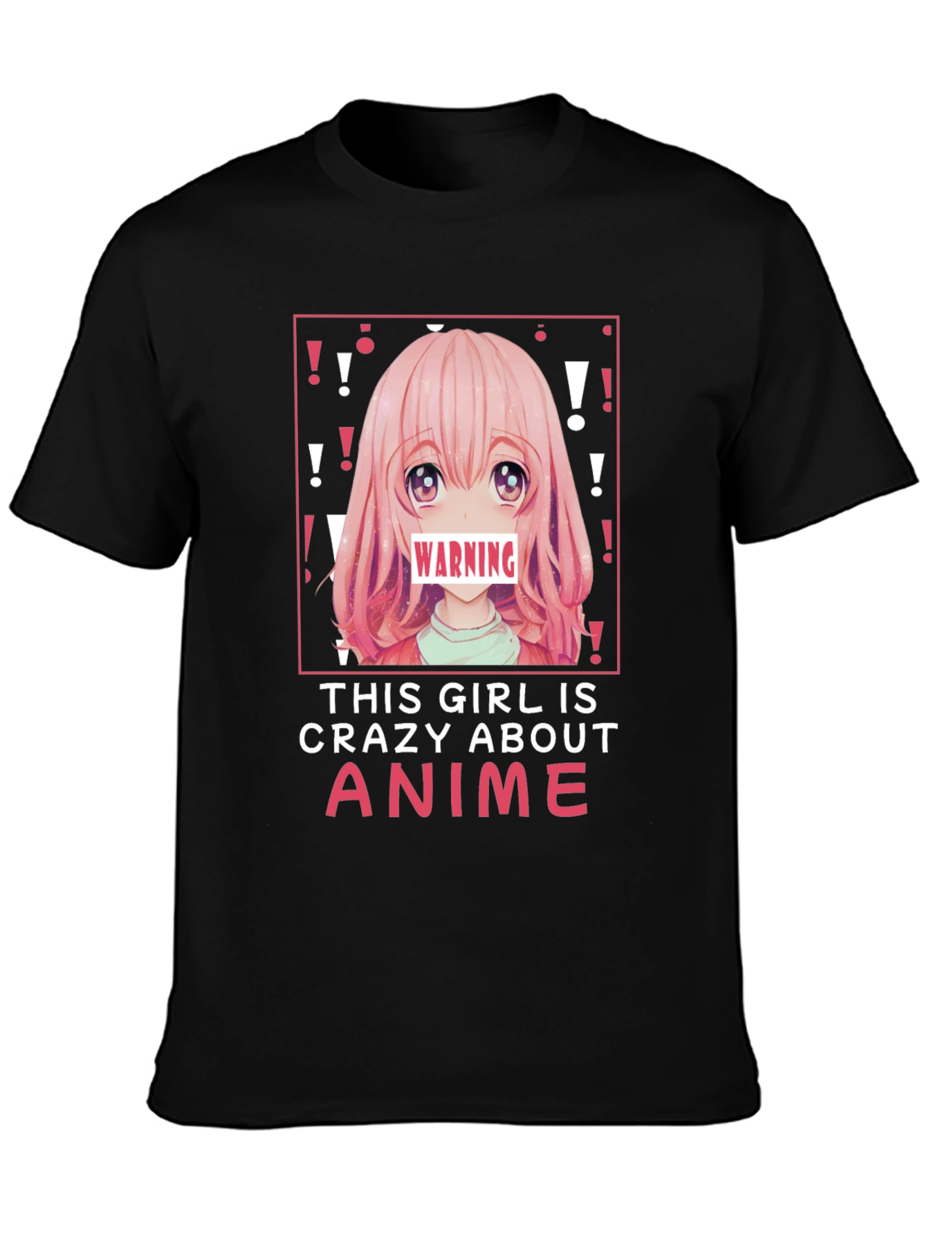 Anime Girl Crazy T-Shirt