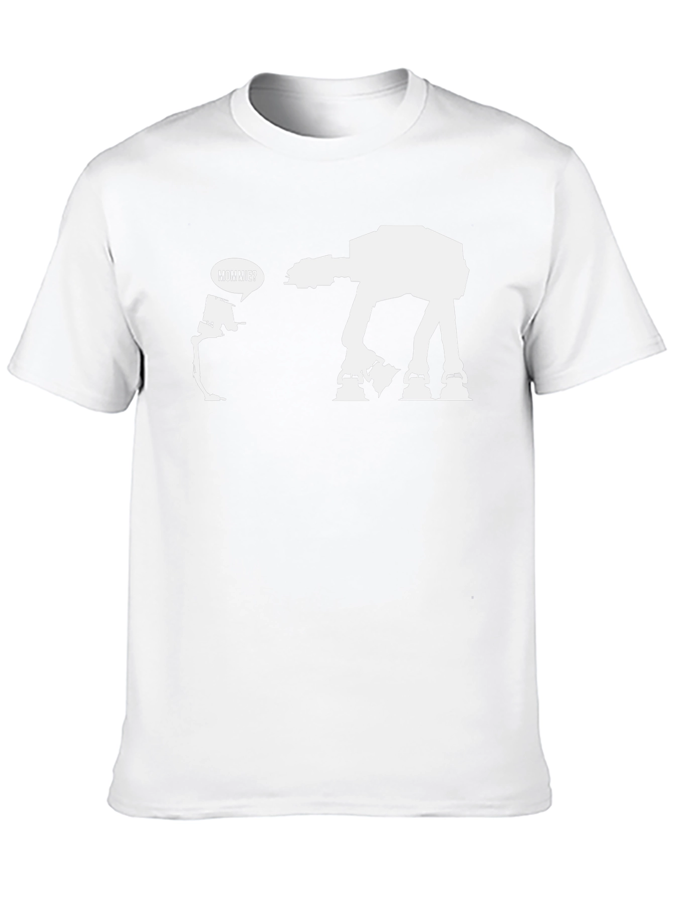 Star Wars AT-AT Mommie? Black T-Shirt