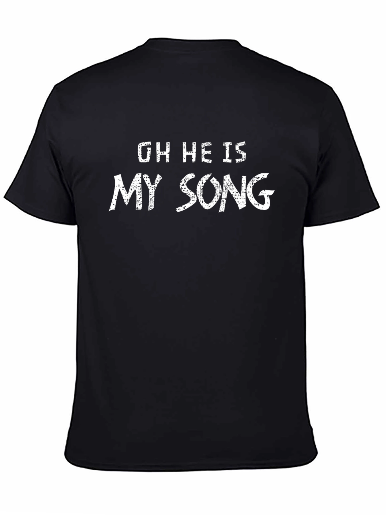 Oh He is My Song Black T-Shirt