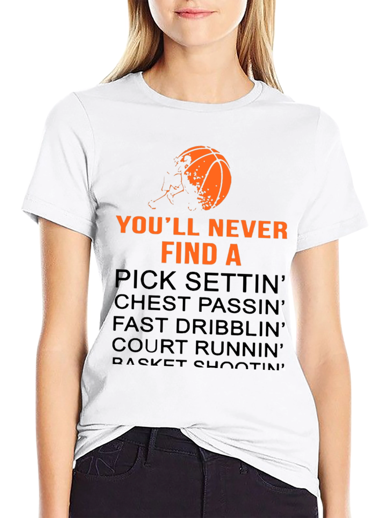 Basketball Graphic Tee: Youll Never Find a...
