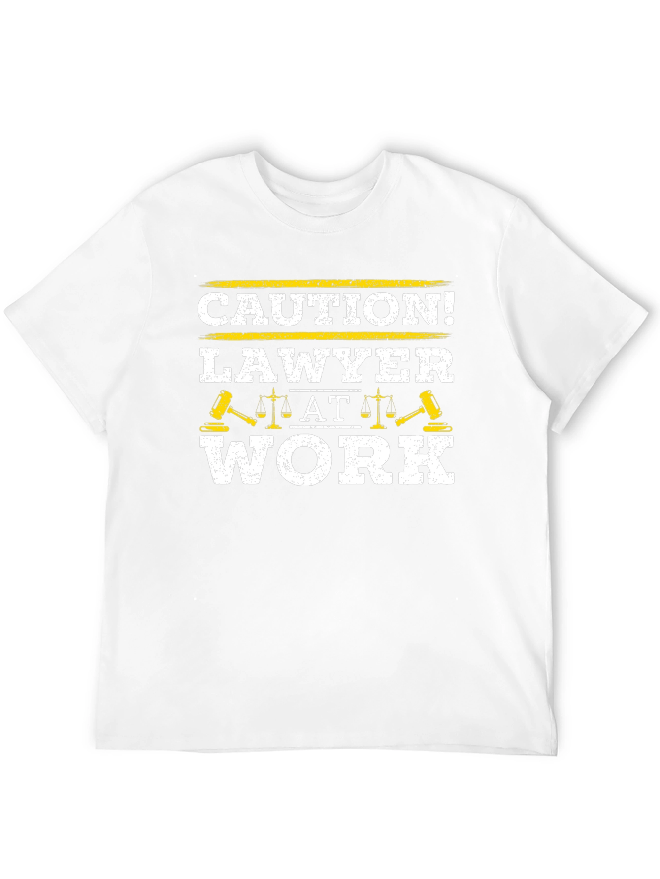 Caution! Lawyer at Work Graphic T-Shirt