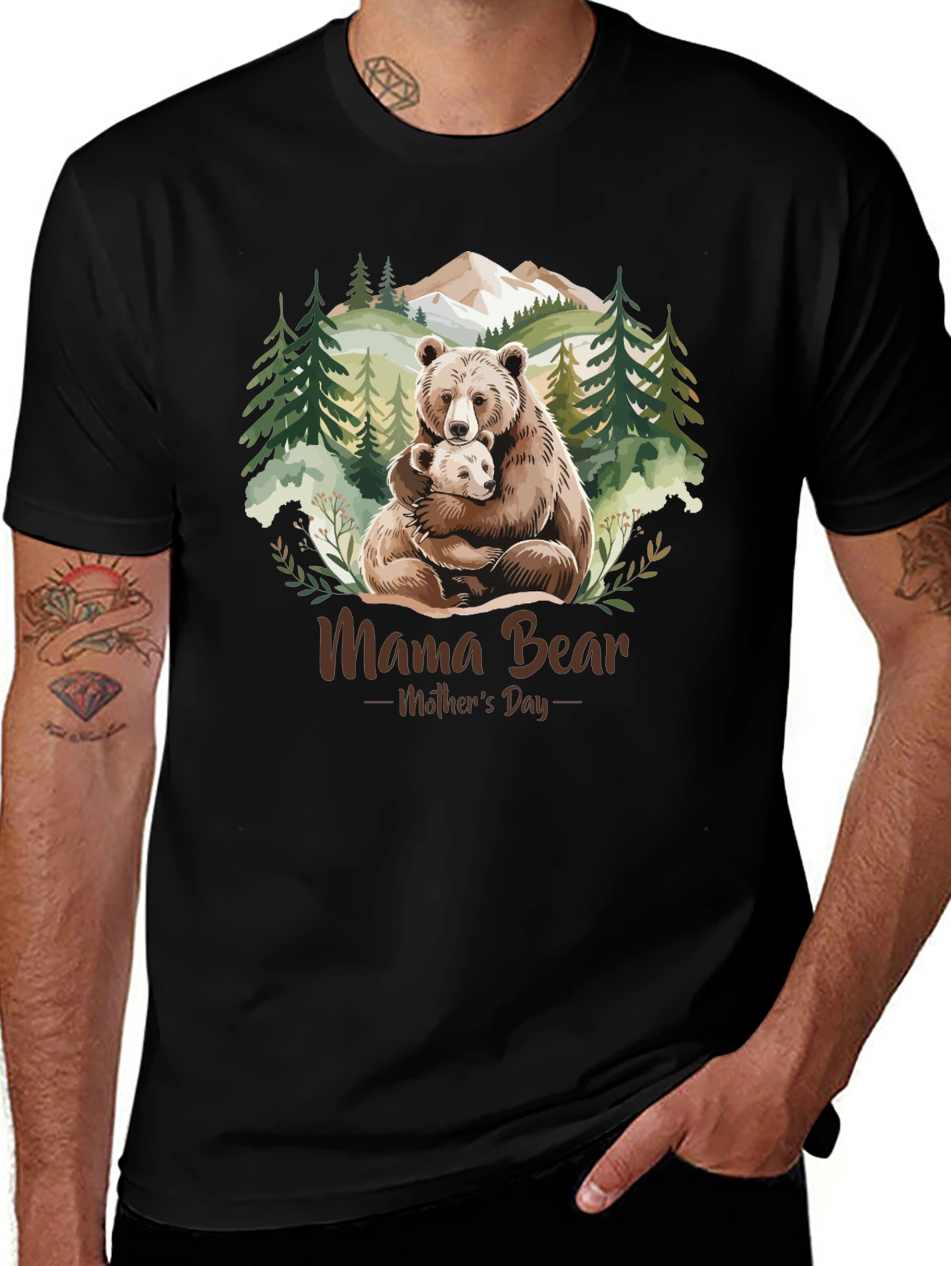Mama Bear Mothers Day T-Shirt