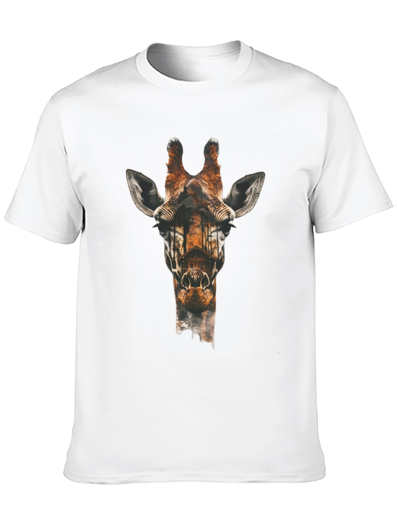 Giraffe Graphic Tee - Urban Style
