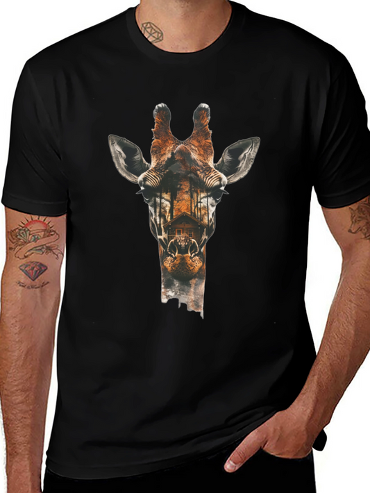 Giraffe Graphic Tee - Urban Style