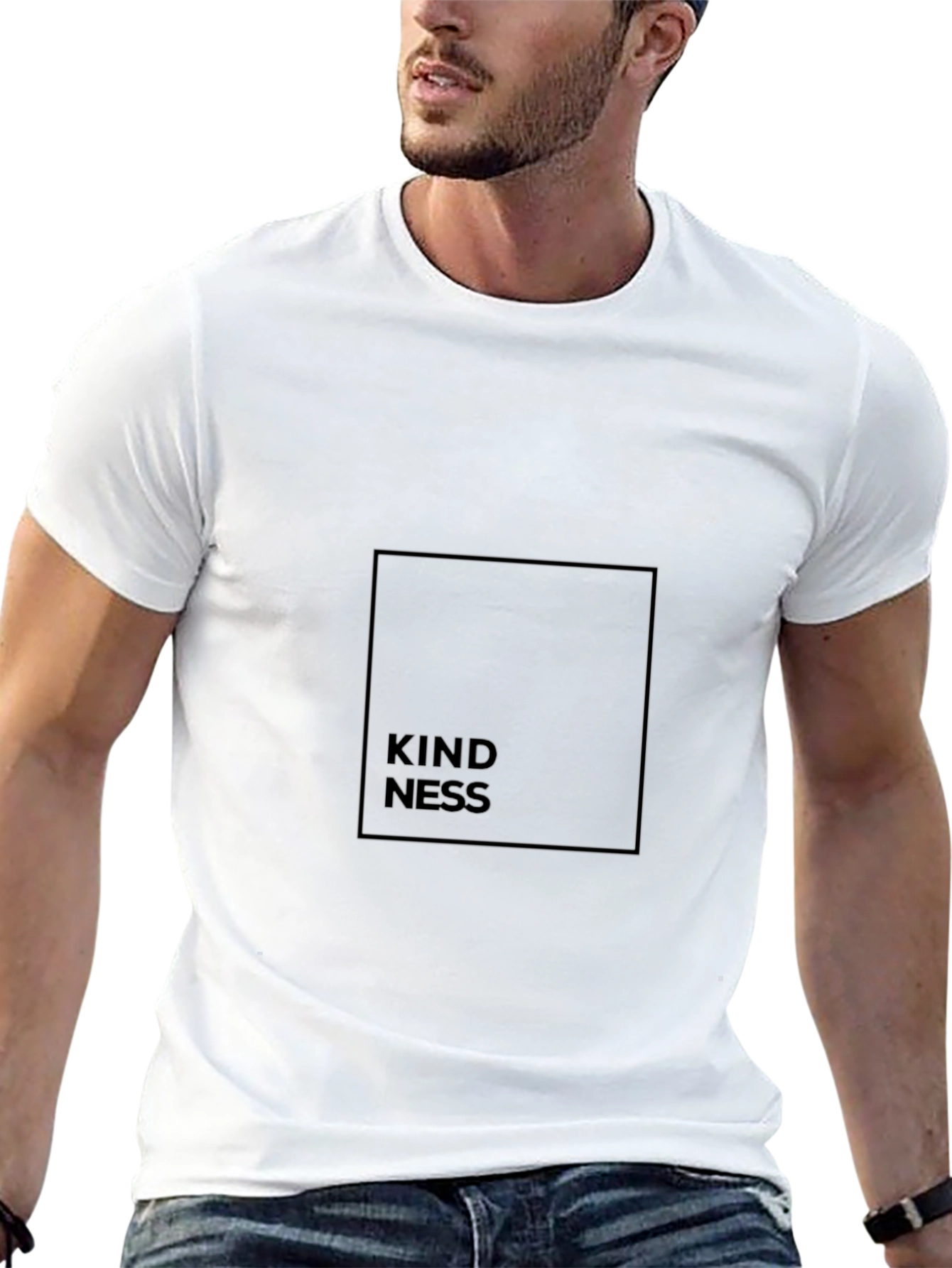 Kindness Black T-Shirt for Men
