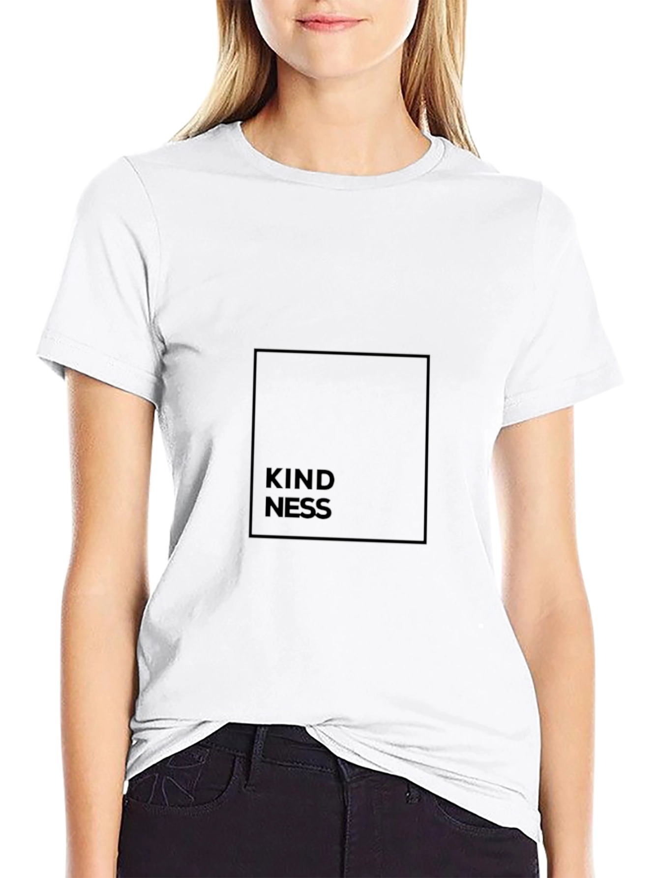 Kindness Black T-Shirt for Men