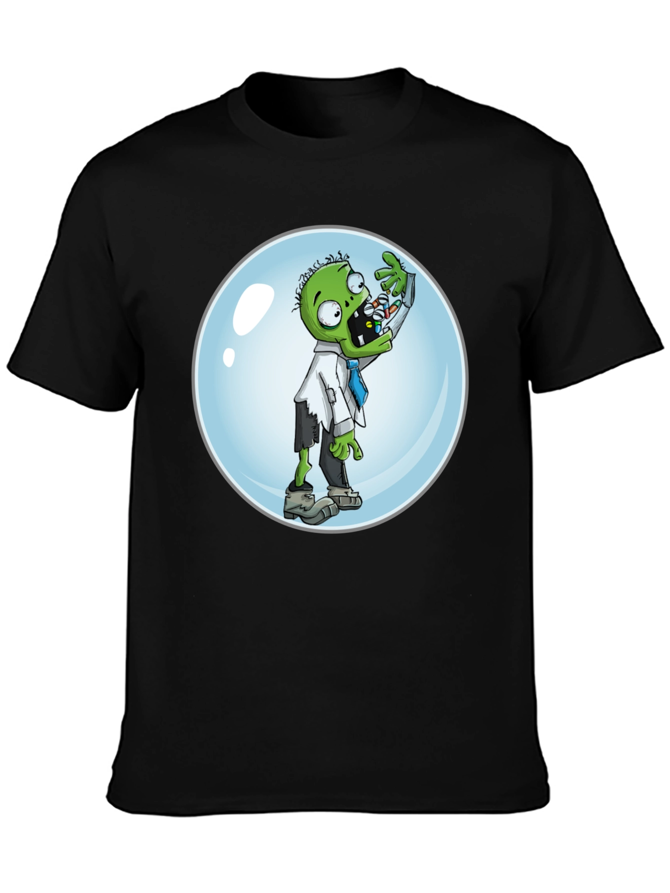 Zombie Pill Popper Graphic T-Shirt