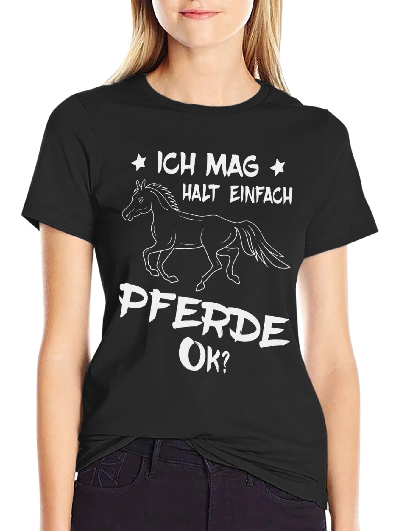 Ich Mag Pferde OK? Graphic Tee