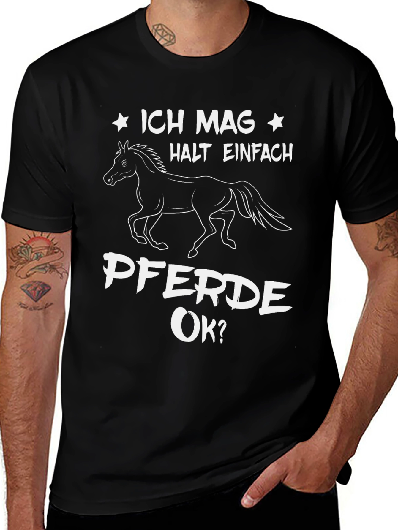 Ich Mag Pferde OK? Graphic Tee