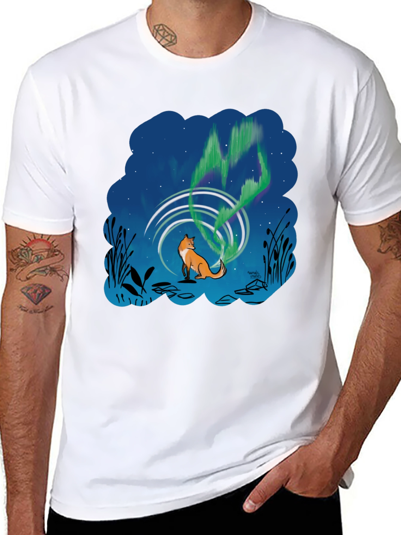 Fox Northern Lights Graphic T-Shirt