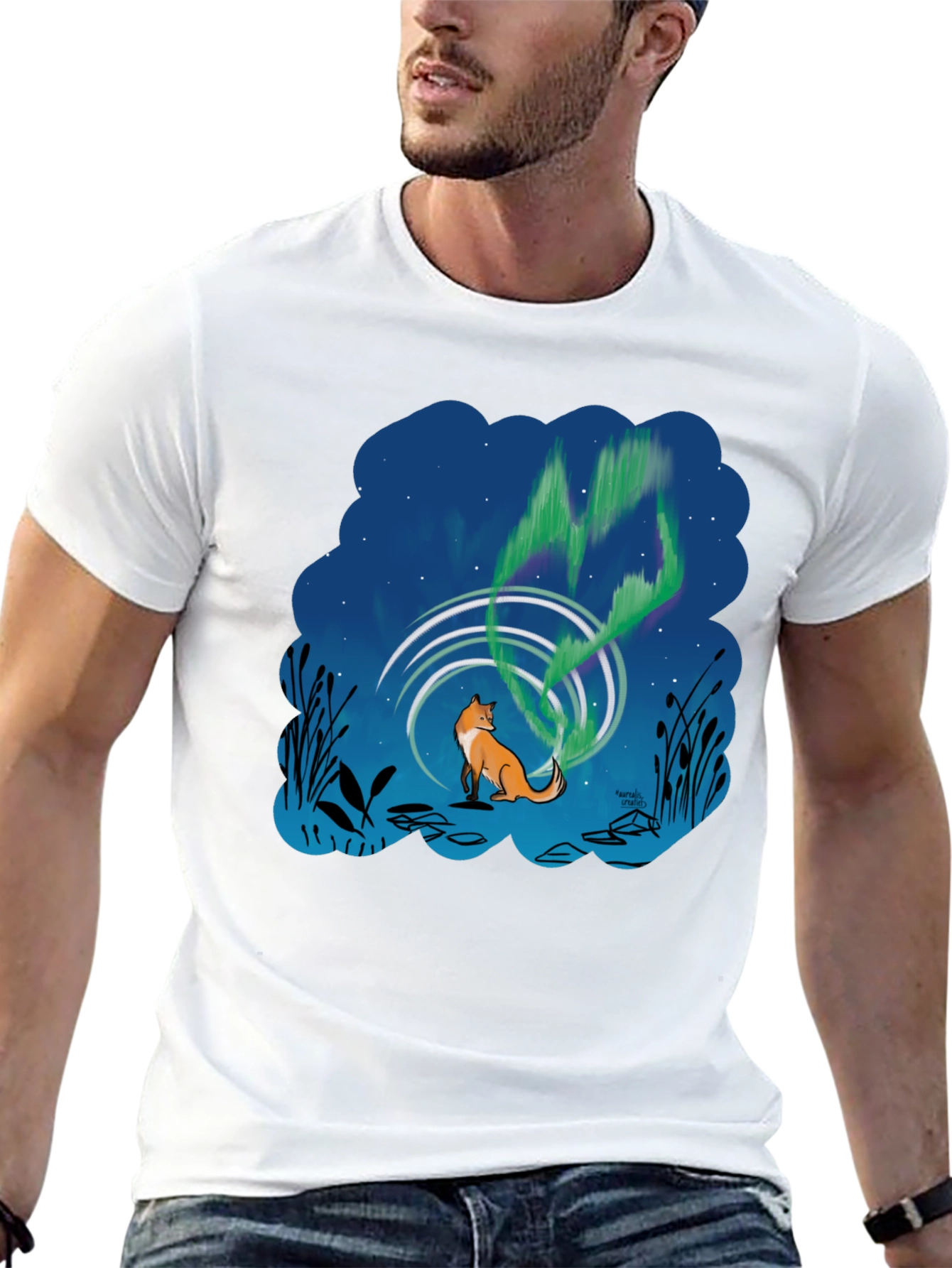 Fox Northern Lights Graphic T-Shirt