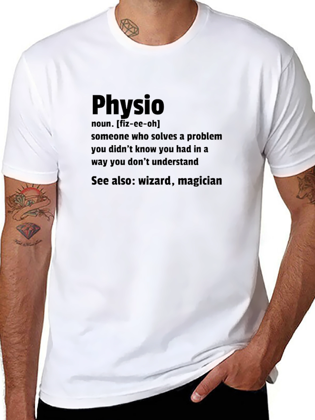 Physio Definition T-Shirt - Wizard Magician