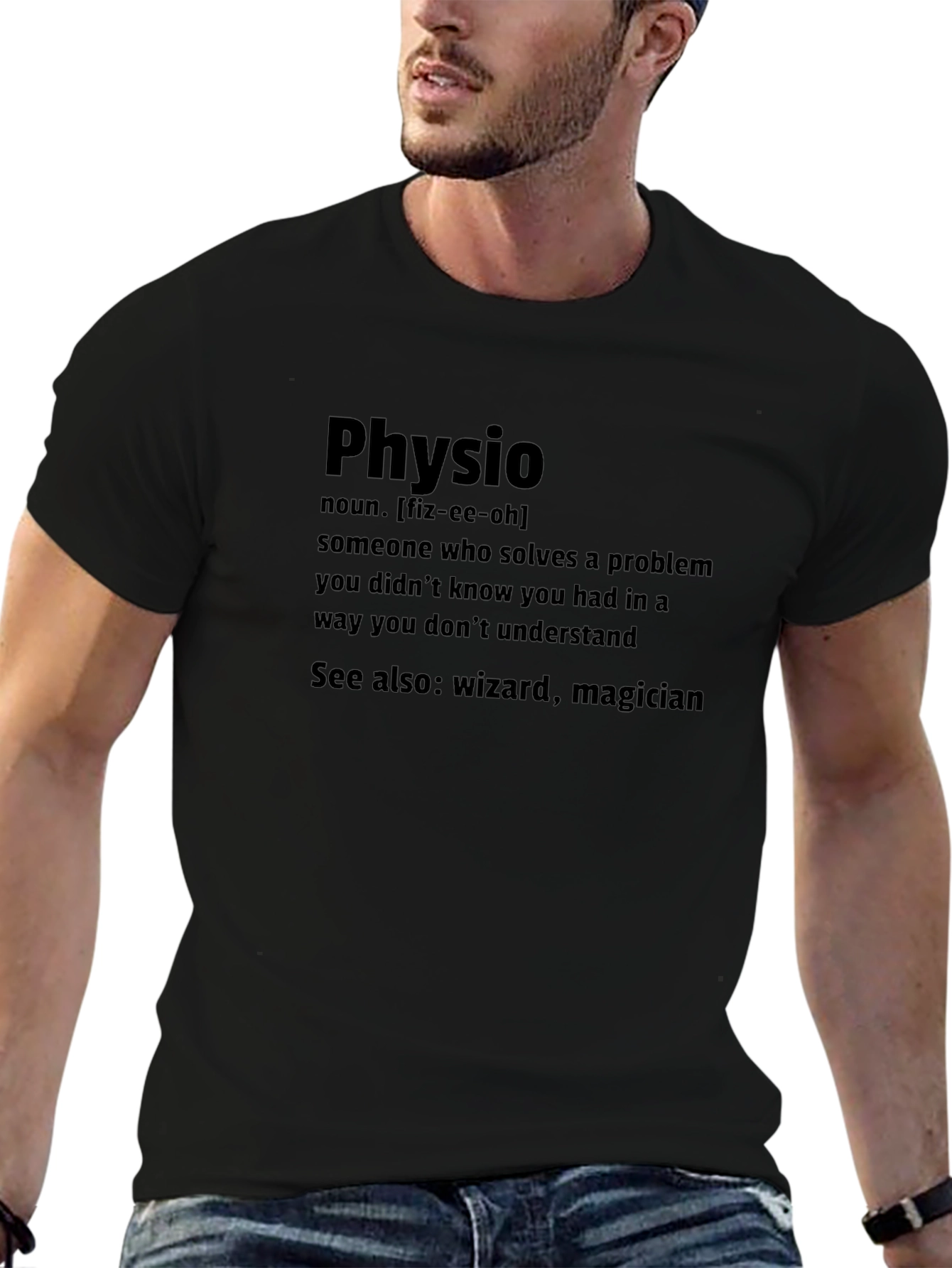Physio Definition T-Shirt - Wizard Magician