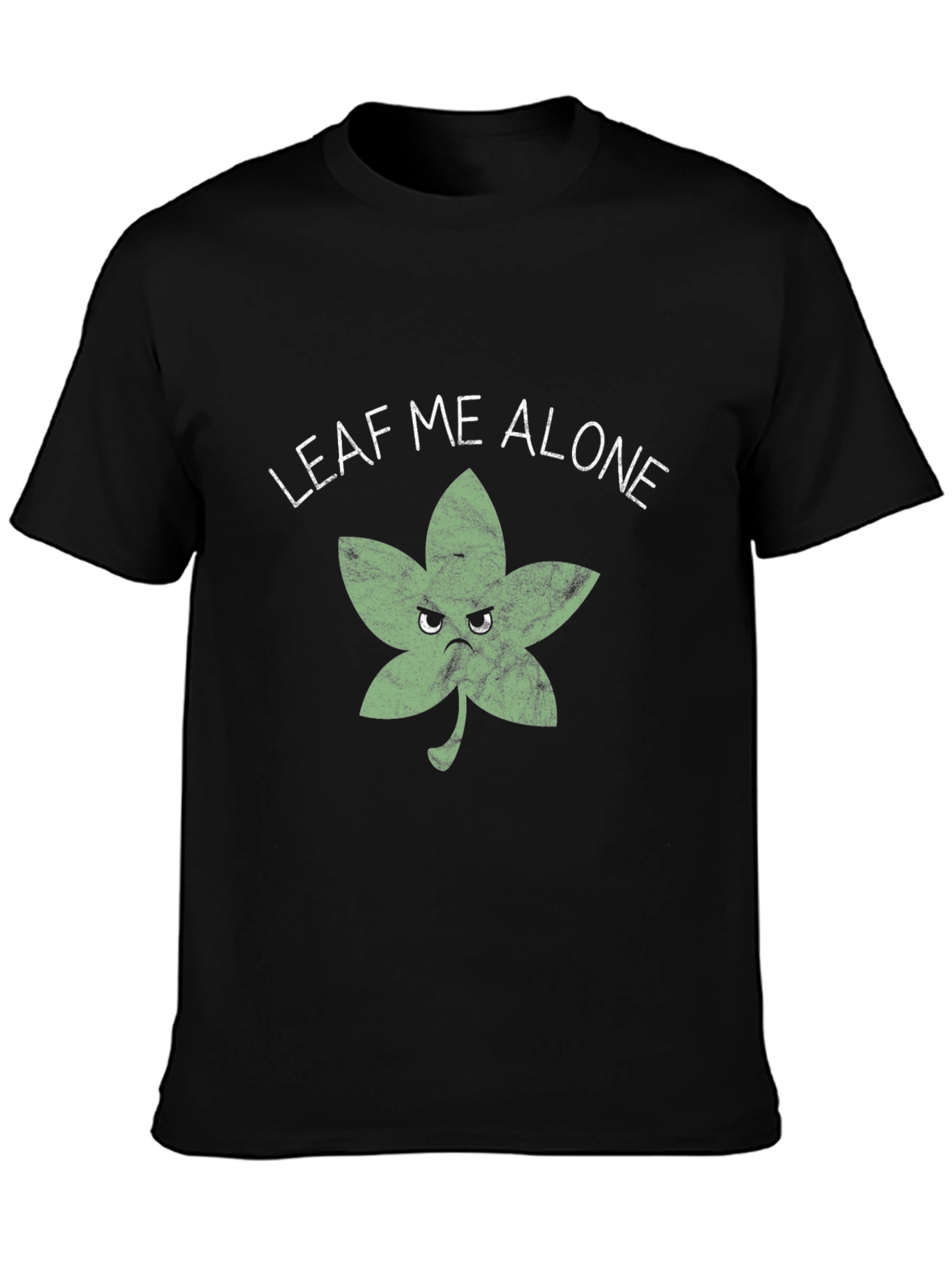 Leaf Me Alone Graphic T-Shirt - Unisex Cotton Tee