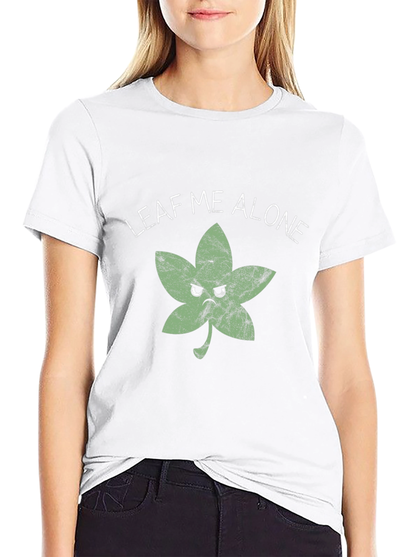Leaf Me Alone Graphic T-Shirt - Unisex Cotton Tee