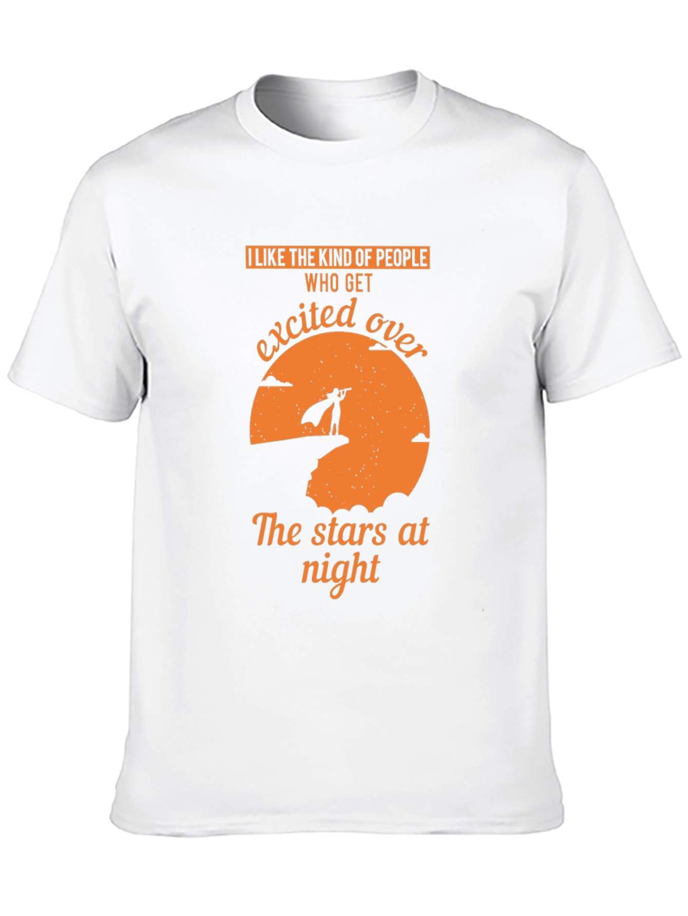 Excited Over Stars T-Shirt - Black