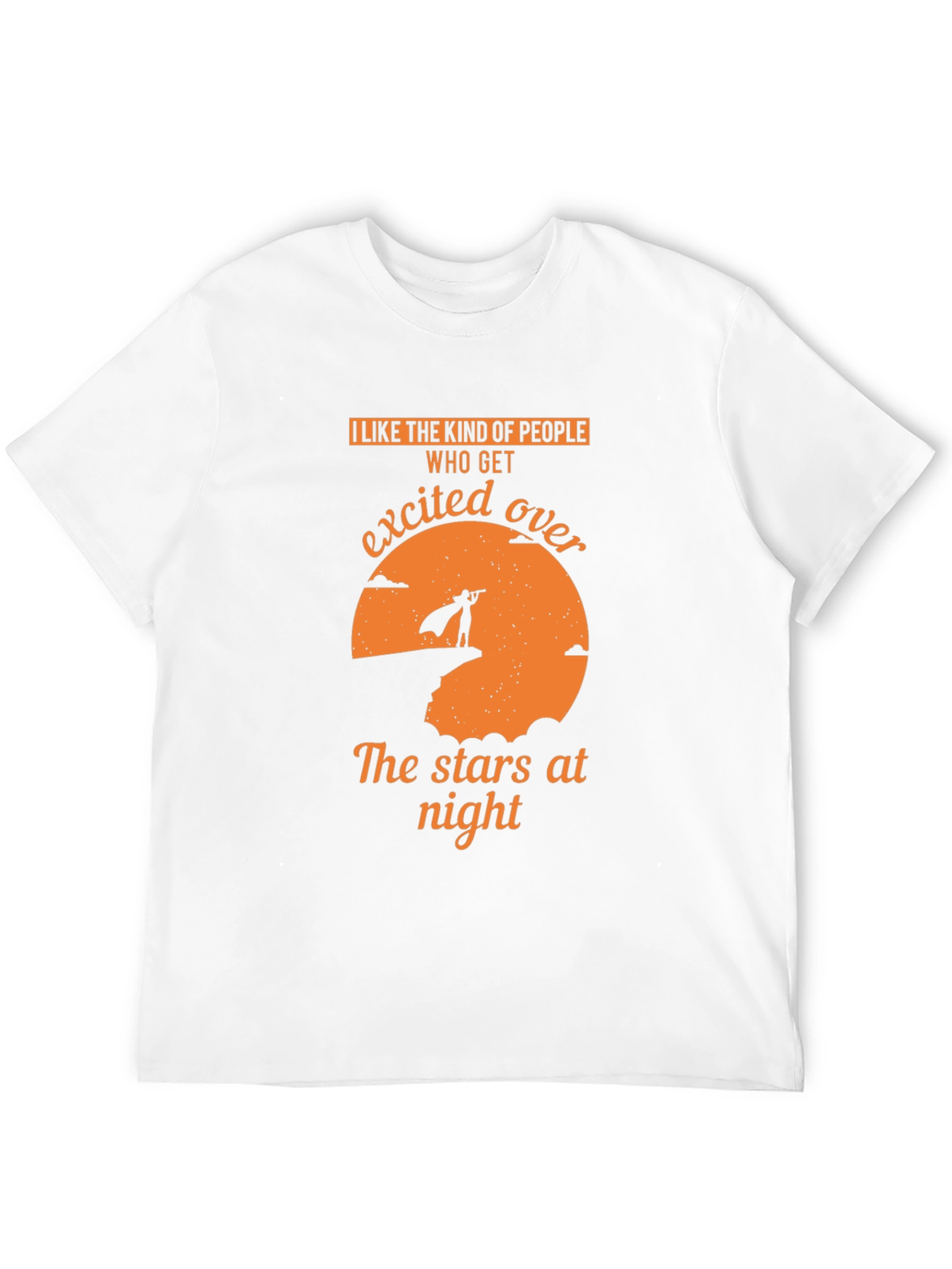 Excited Over Stars T-Shirt - Black