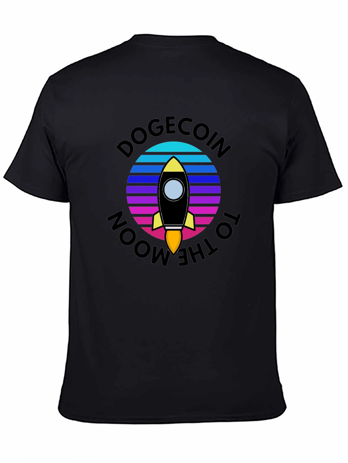 Dogecoin to the Moon Graphic Tee