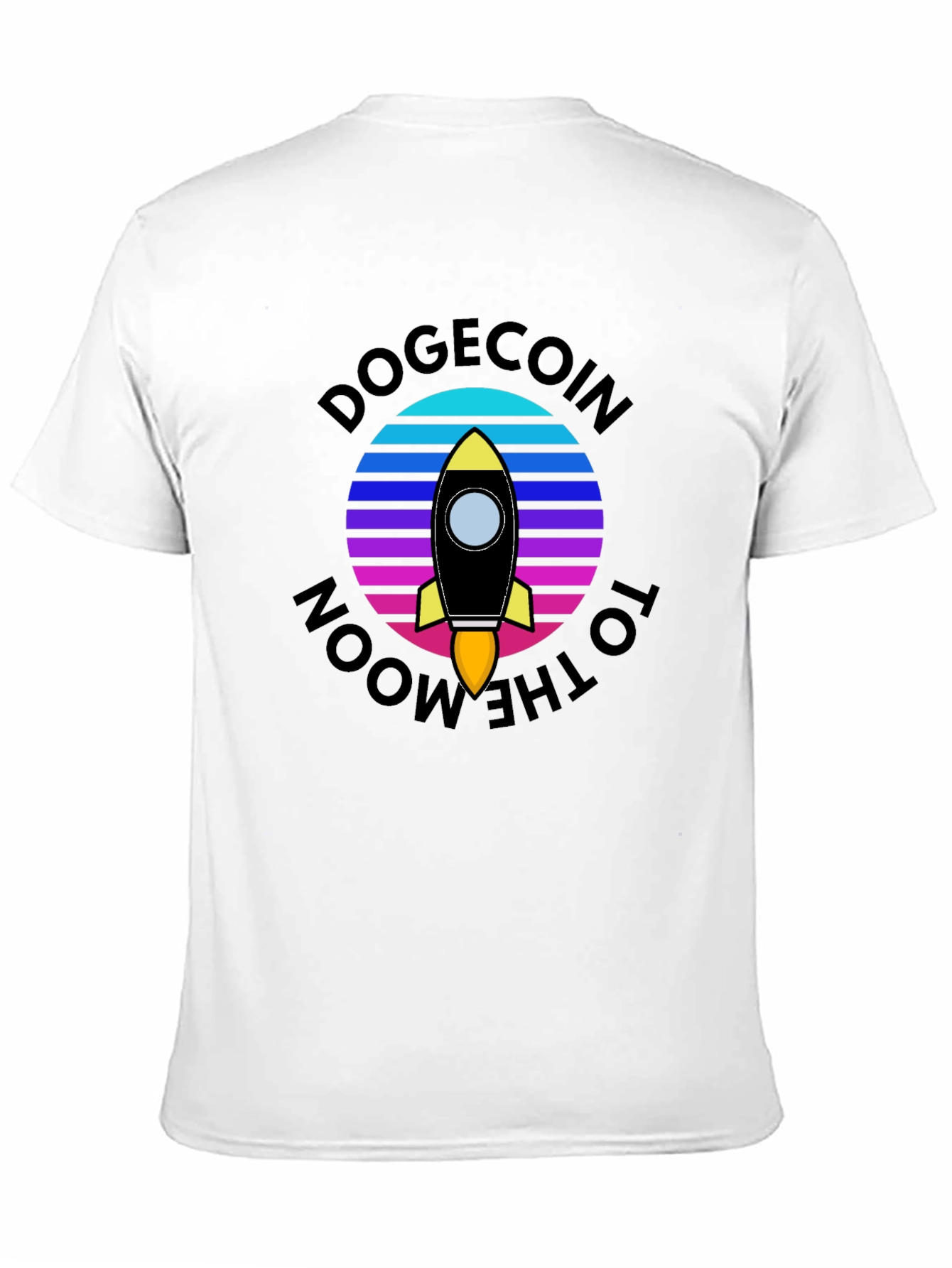 Dogecoin to the Moon Graphic Tee