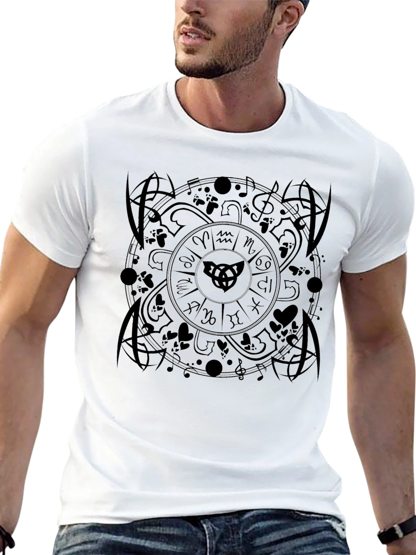 Mystic Zodiac Black T-Shirt