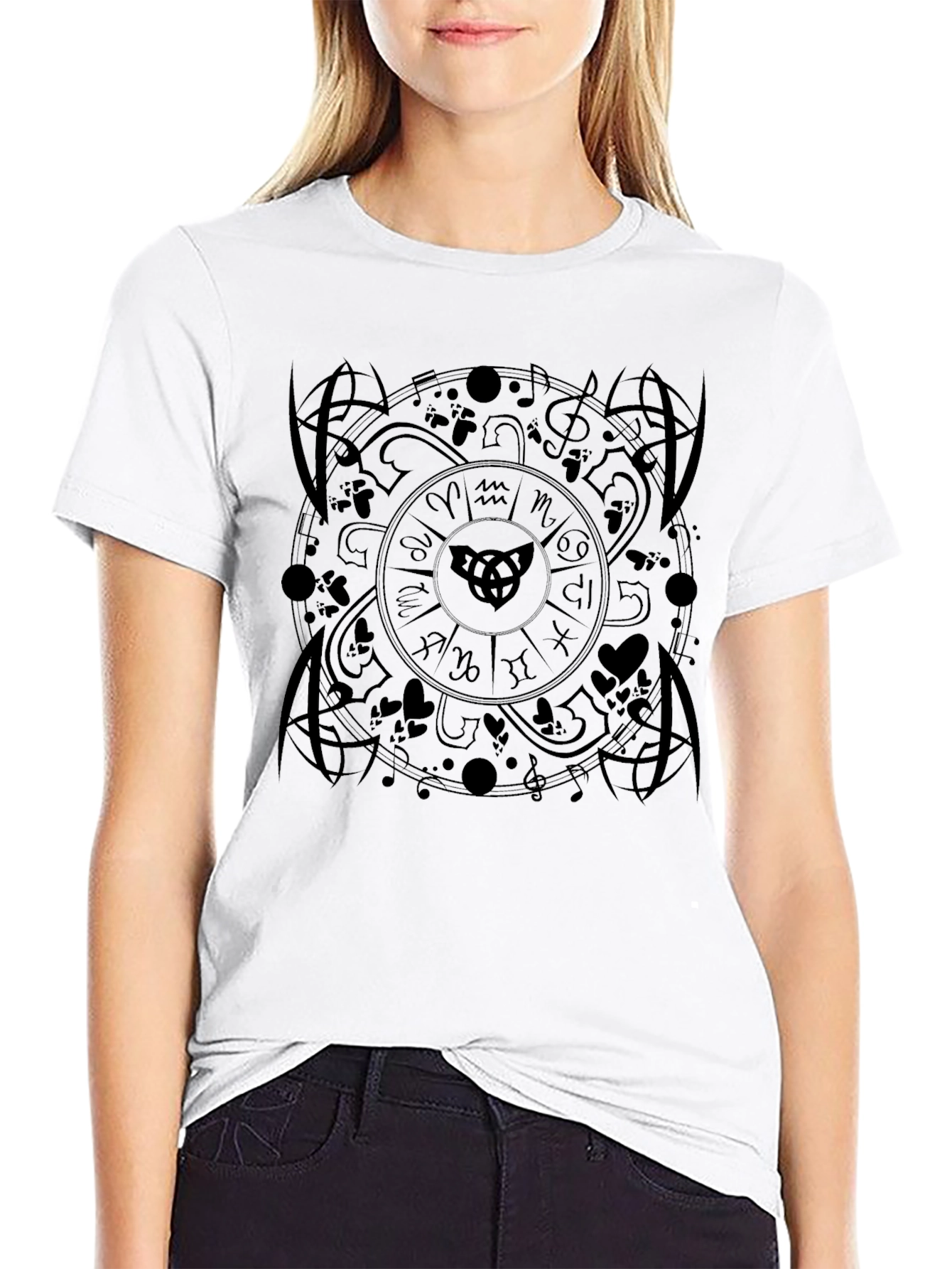 Mystic Zodiac Black T-Shirt
