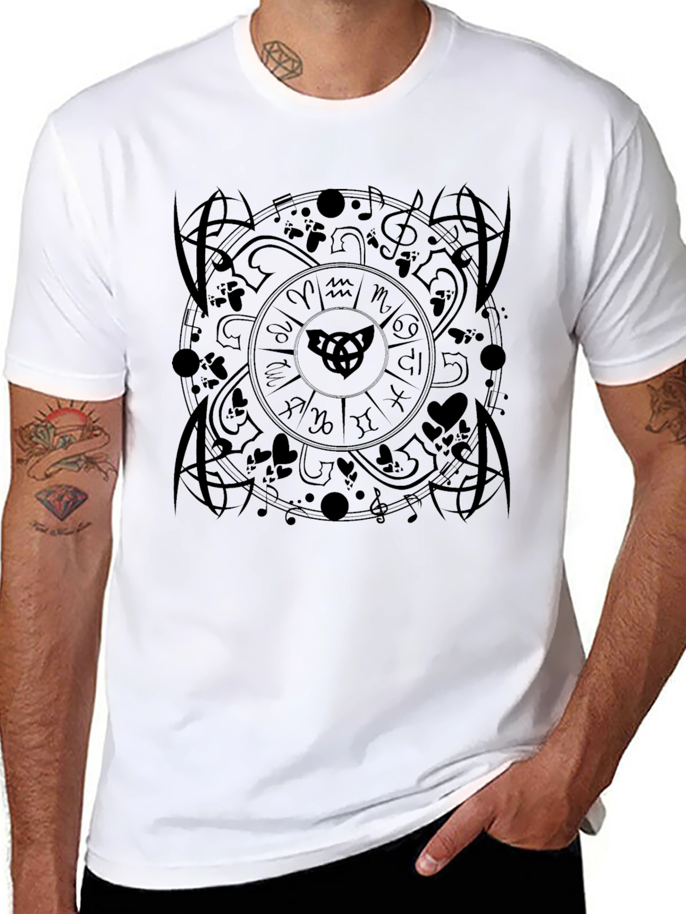 Mystic Zodiac Black T-Shirt