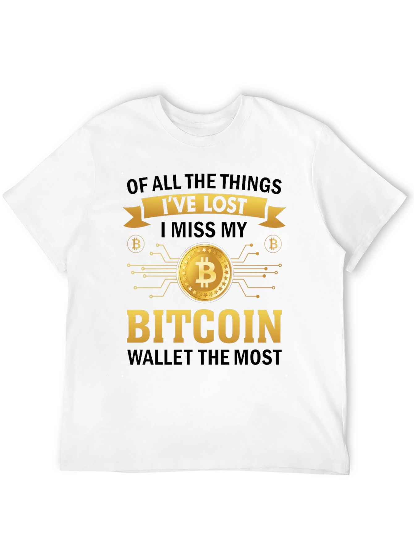 Bitcoin Wallet T-Shirt - Crypto Enthusiast Apparel