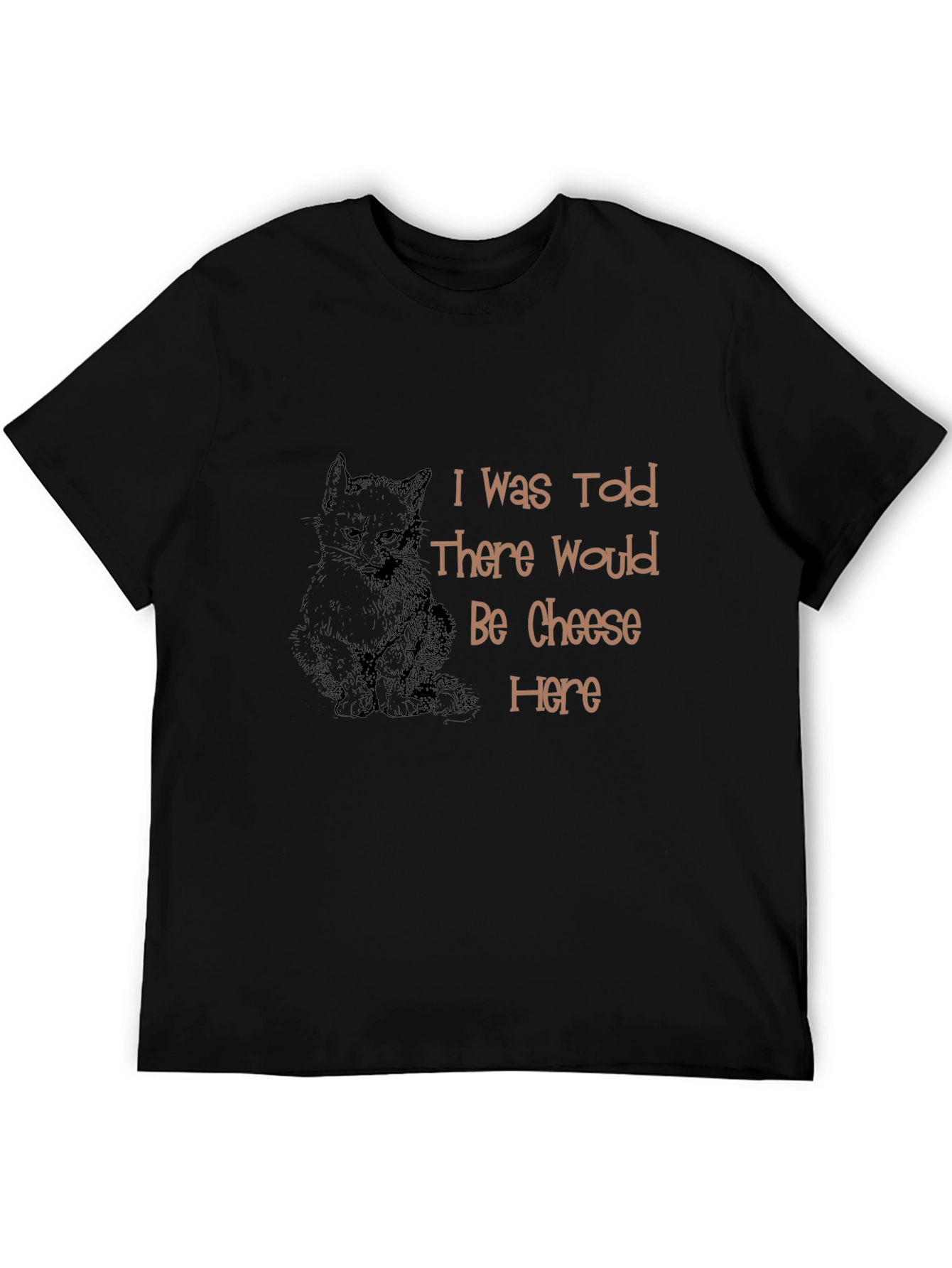 Cat & Cheese T-Shirt - Humorous Graphic Tee