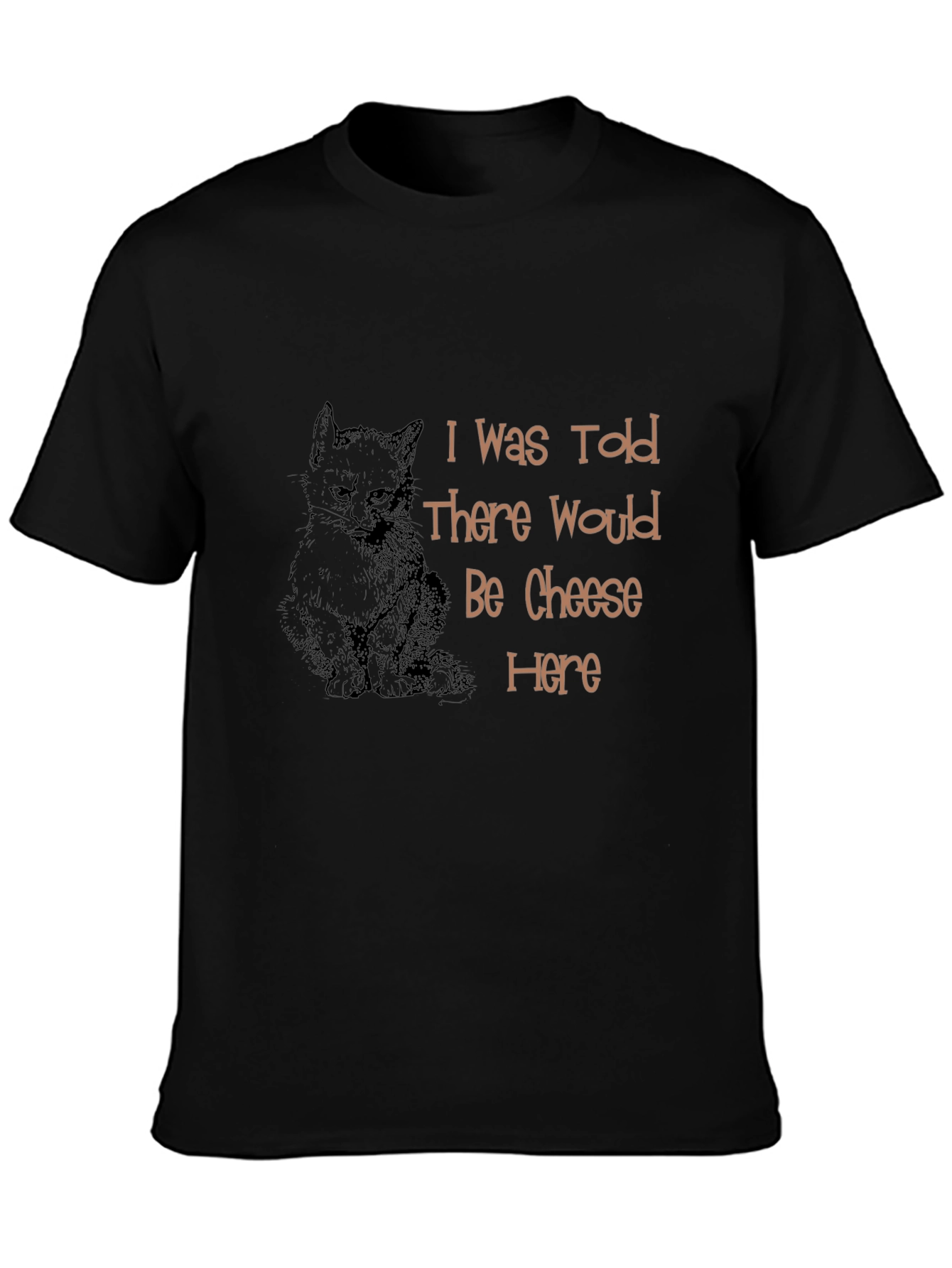 Cat & Cheese T-Shirt - Humorous Graphic Tee