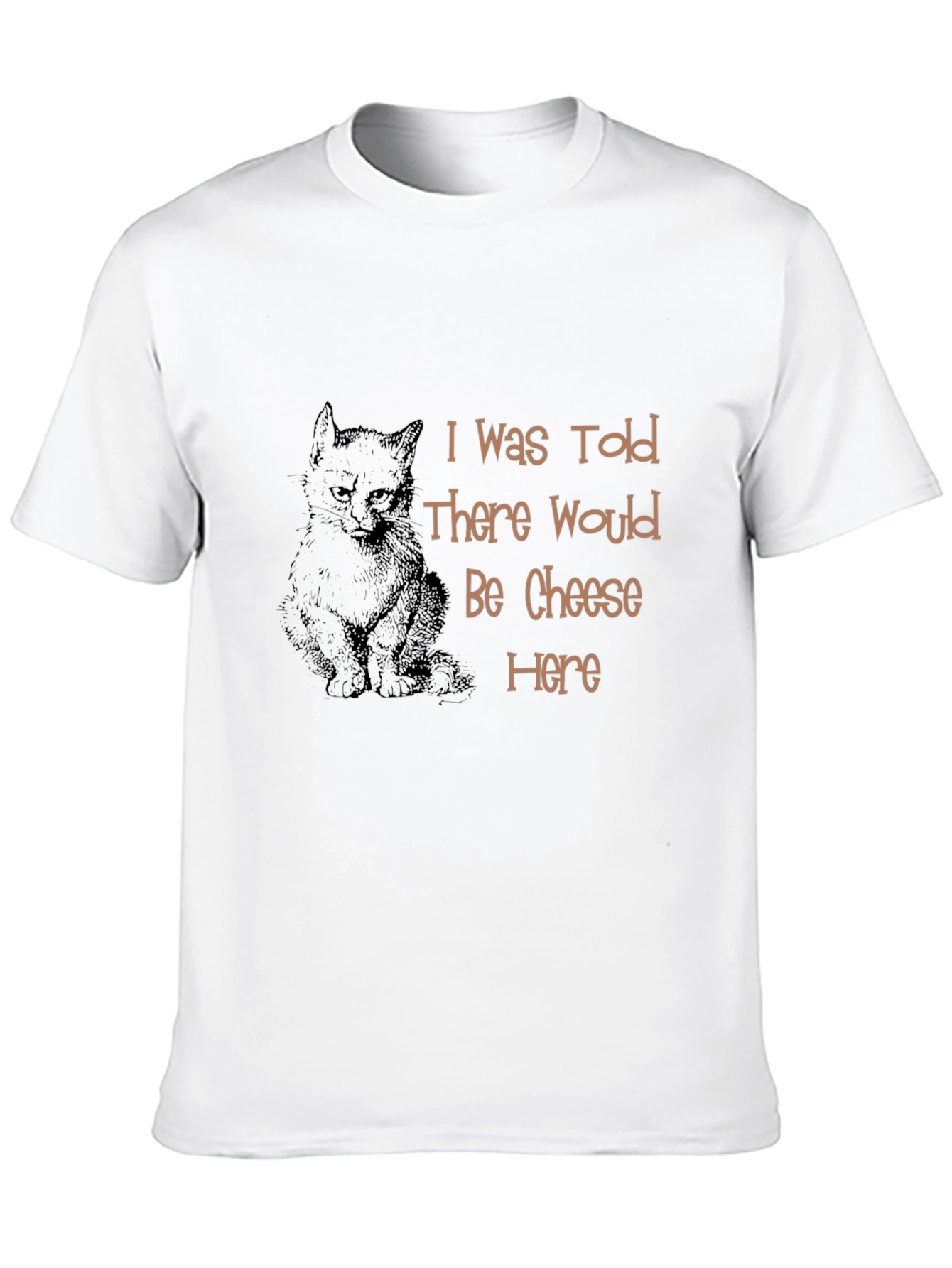 Cat & Cheese T-Shirt - Humorous Graphic Tee