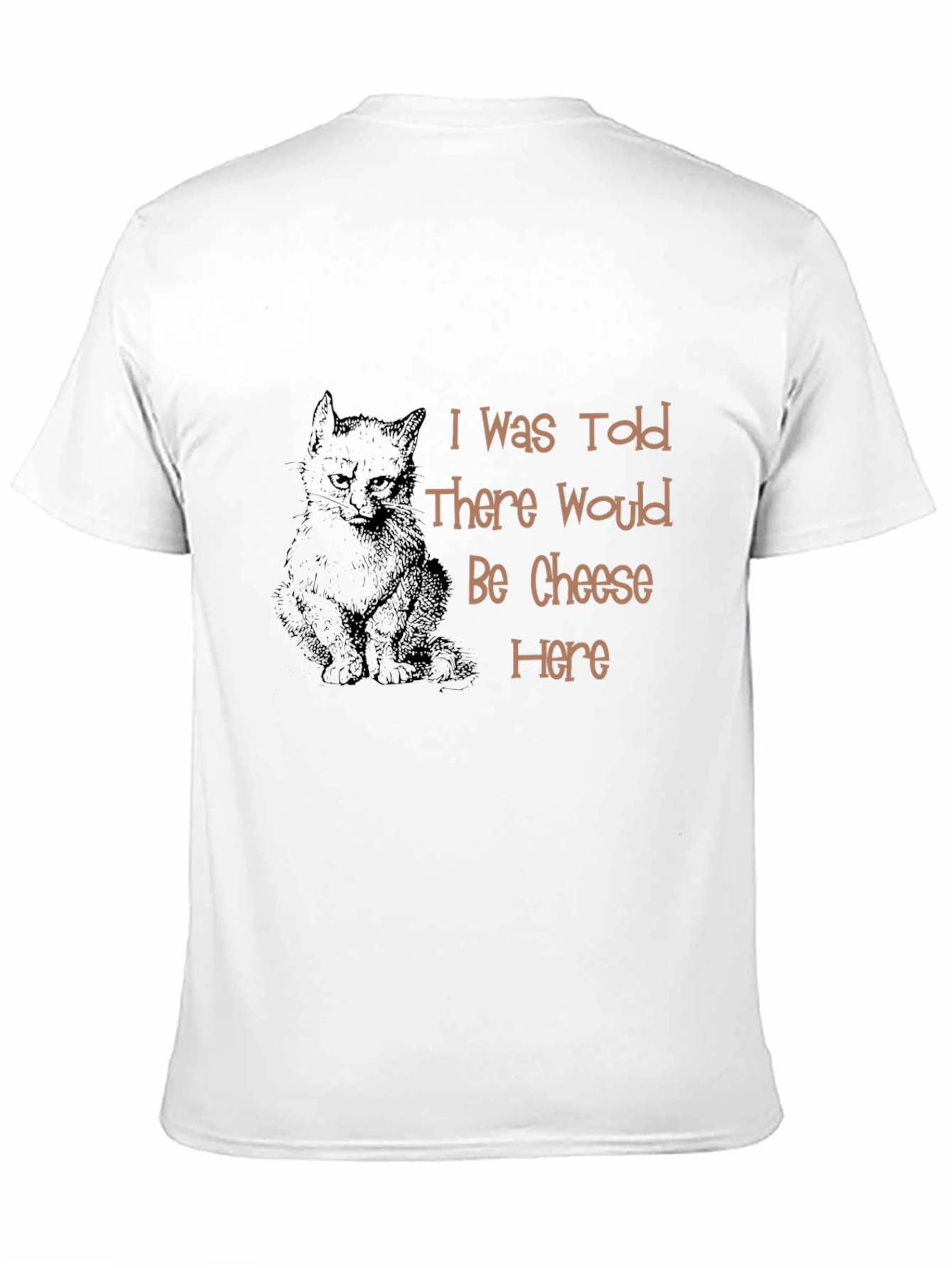 Cat & Cheese T-Shirt - Humorous Graphic Tee