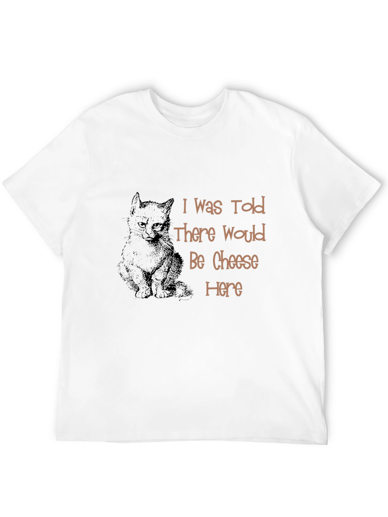 Cat & Cheese T-Shirt - Humorous Graphic Tee