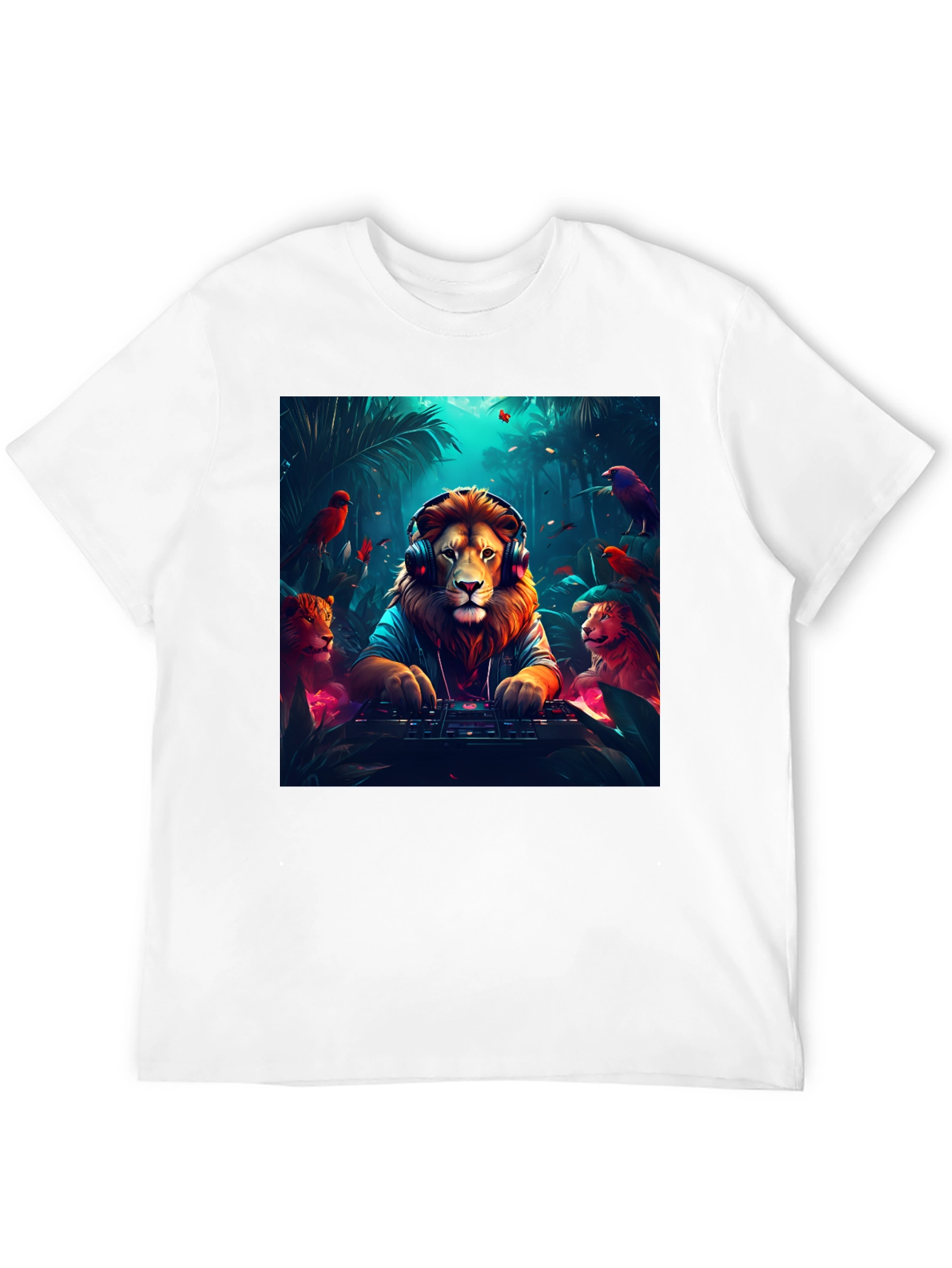 DJ Lion Graphic Tee - Jungle Beats