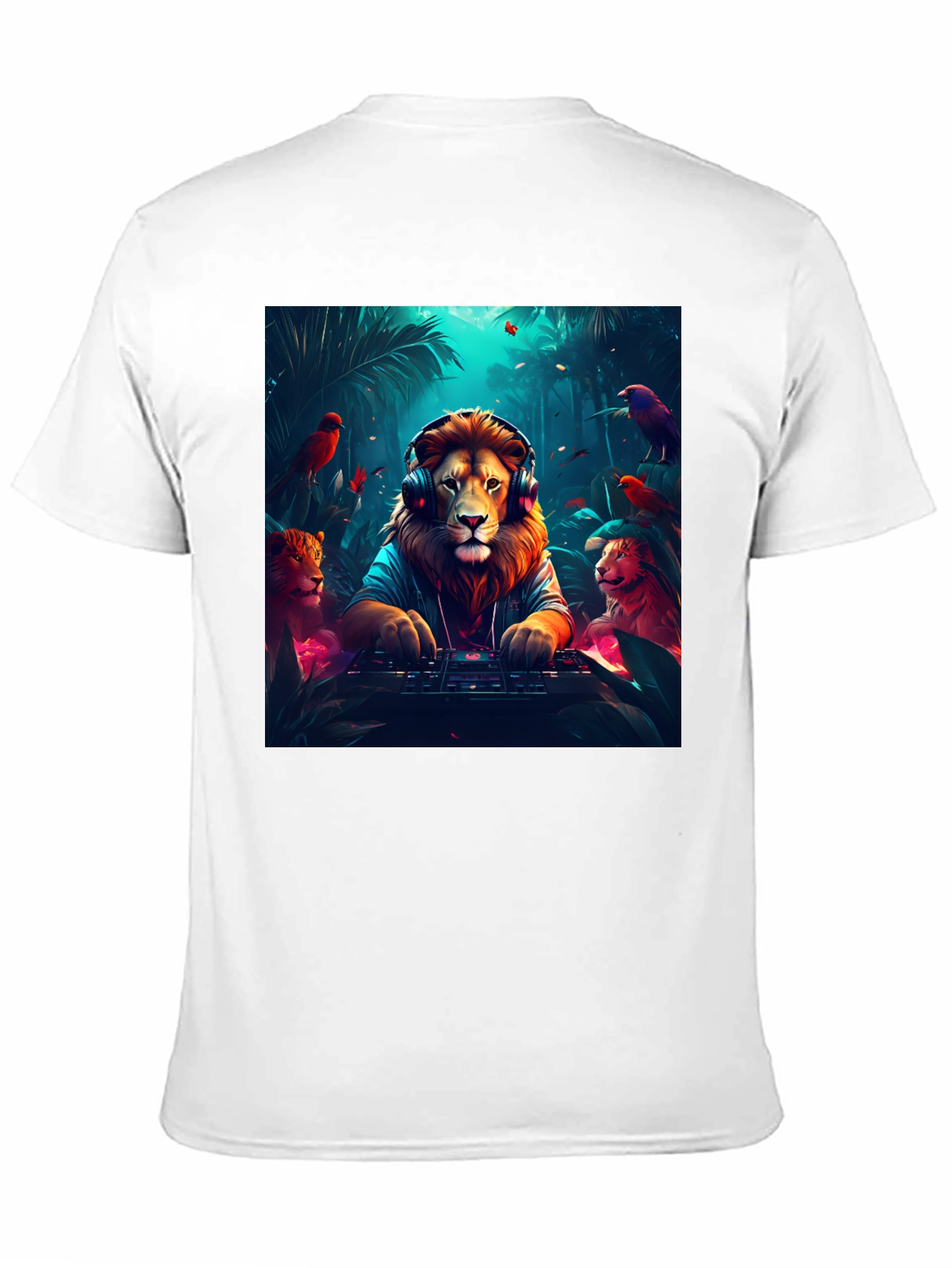 DJ Lion Graphic Tee - Jungle Beats