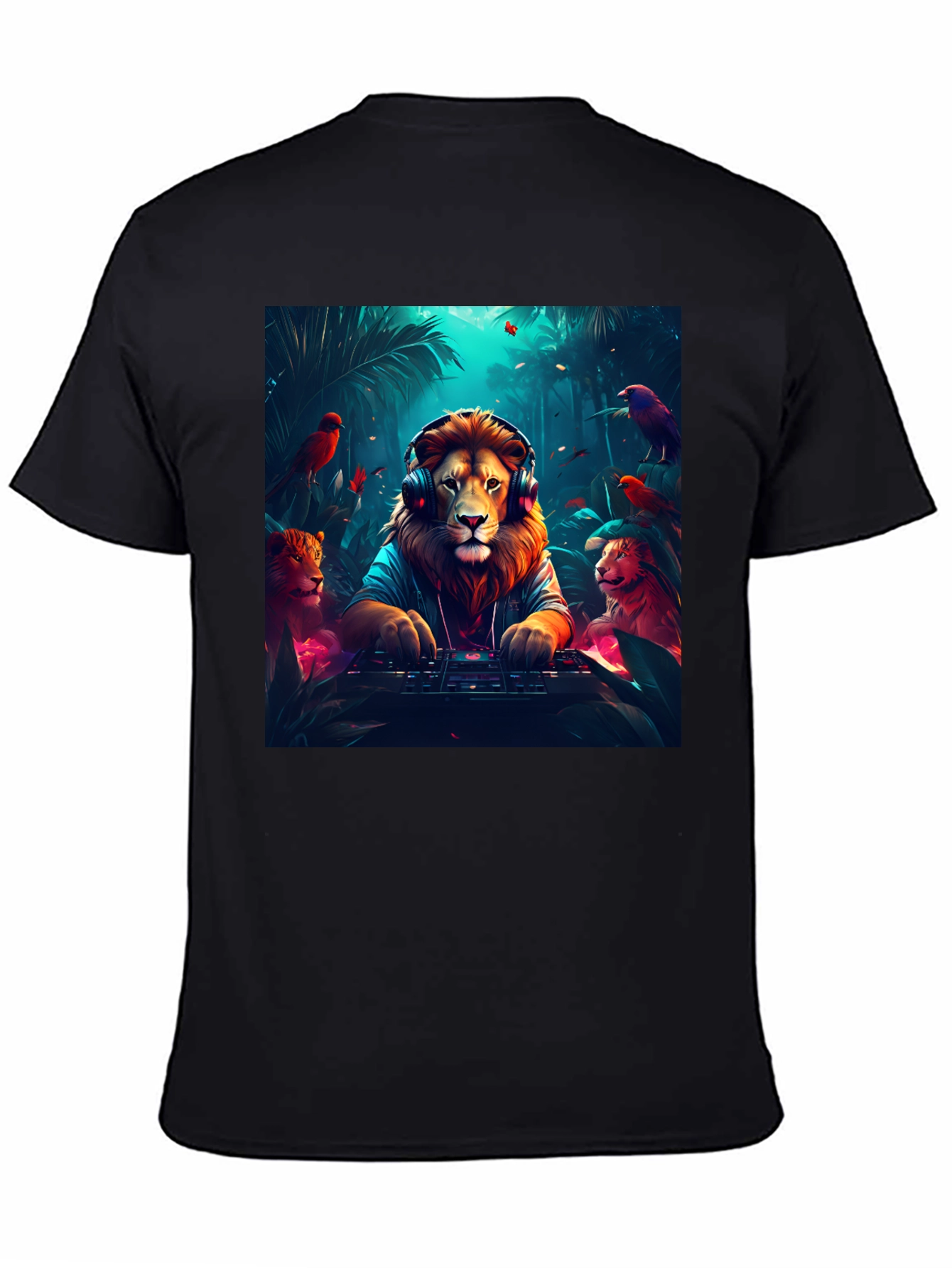 DJ Lion Graphic Tee - Jungle Beats