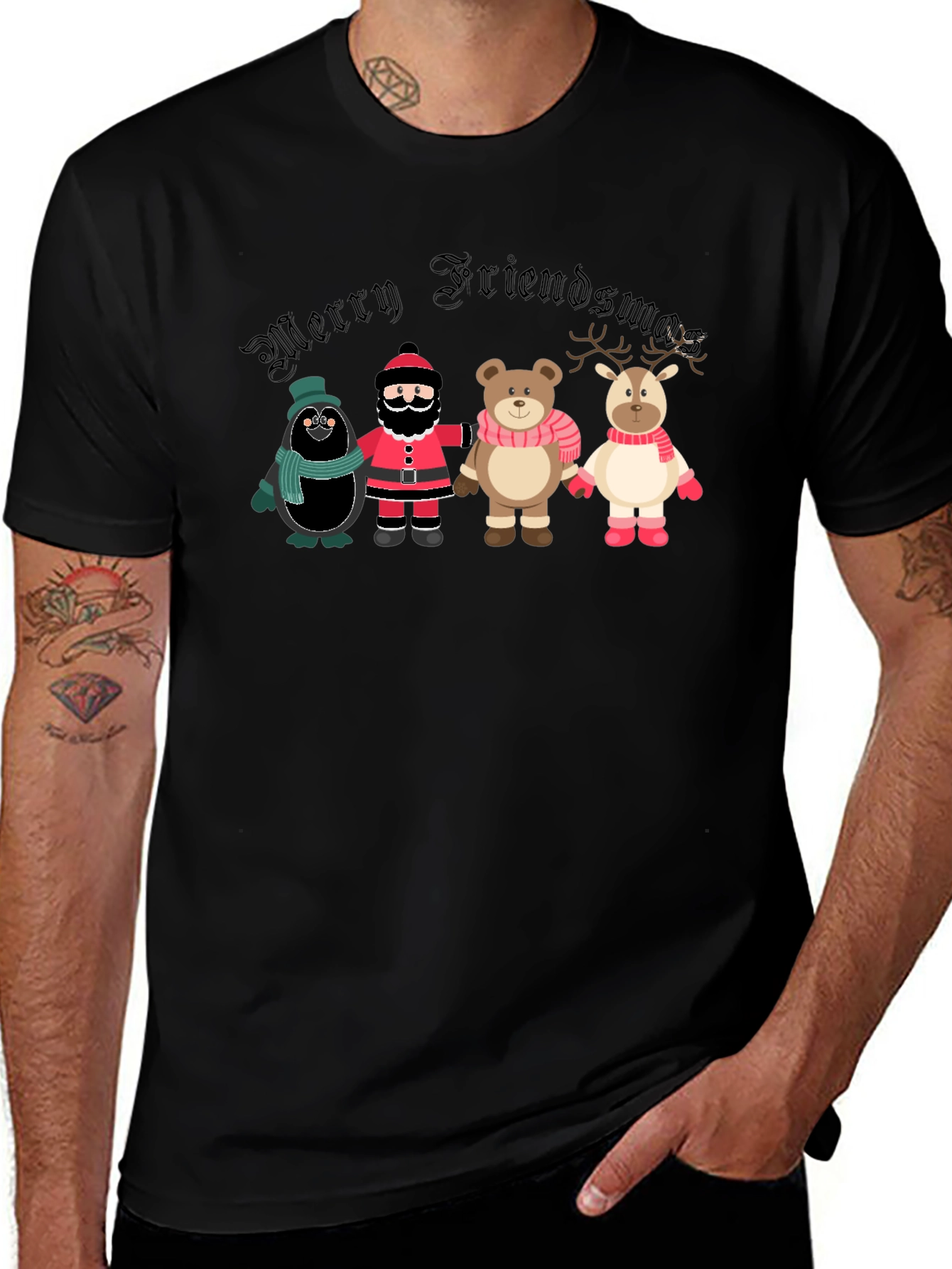 Merry Friendsmas Graphic T-Shirt