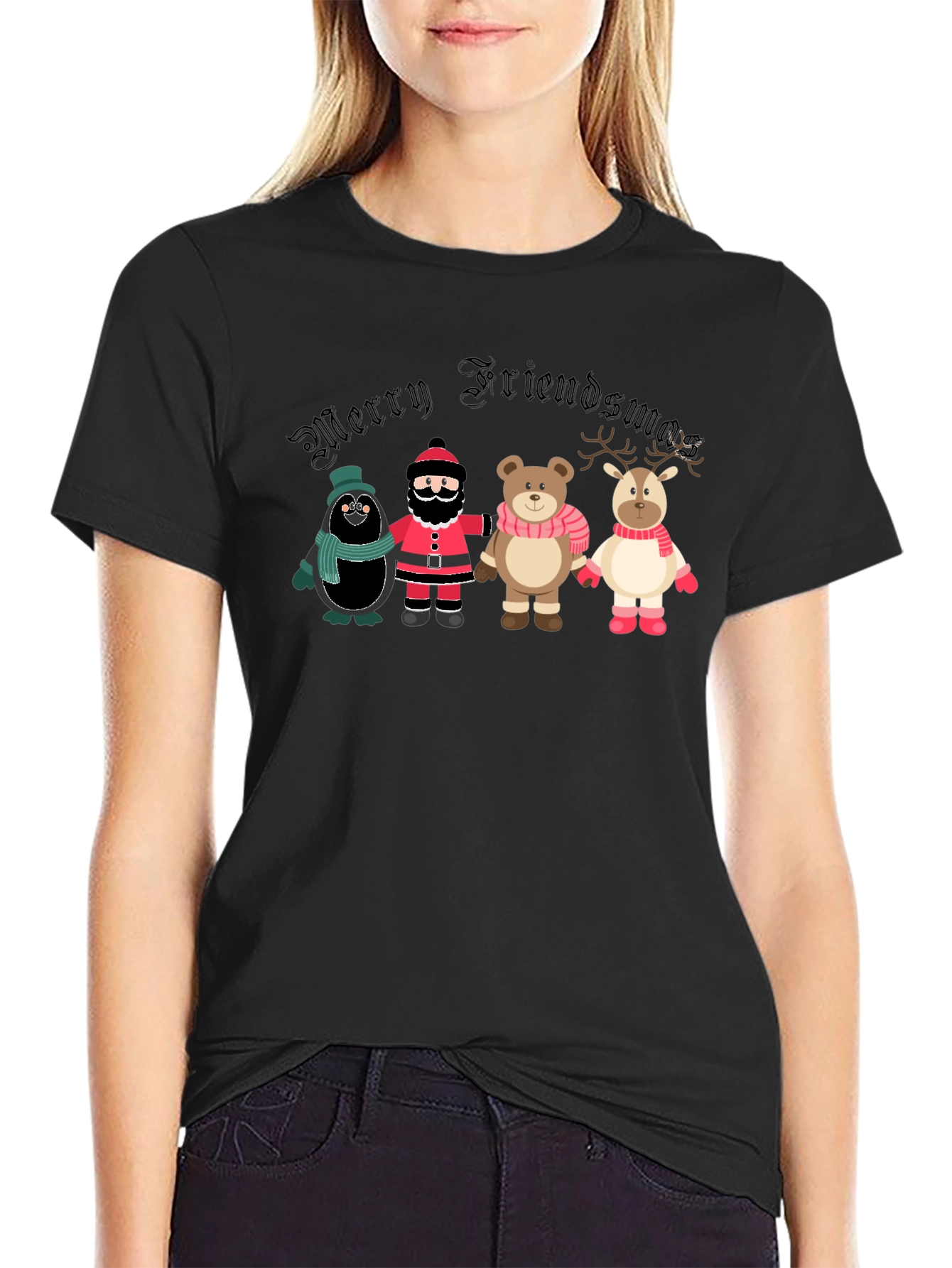 Merry Friendsmas Graphic T-Shirt