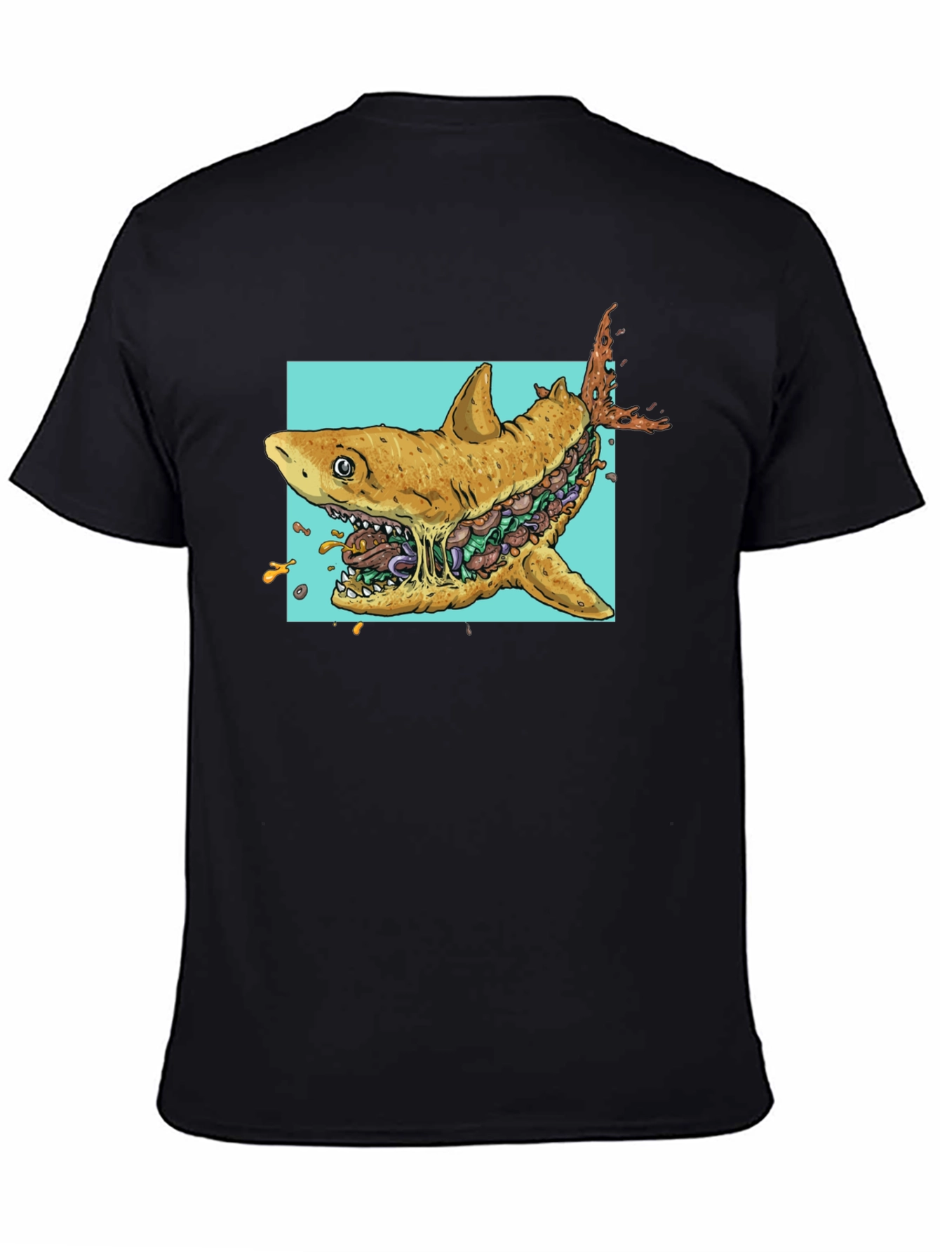 Shark Sandwich Graphic T-Shirt