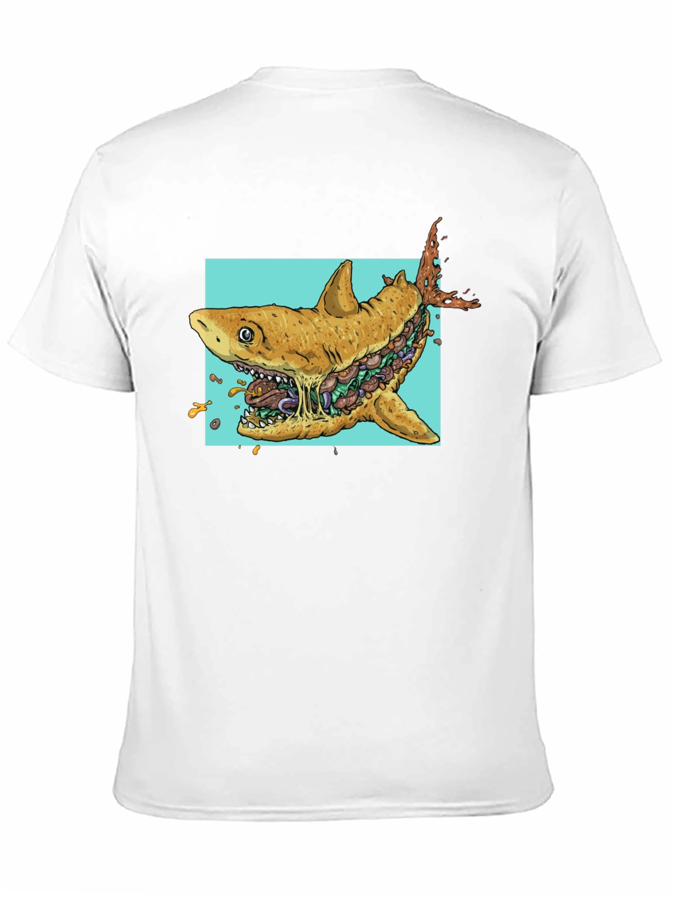Shark Sandwich Graphic T-Shirt
