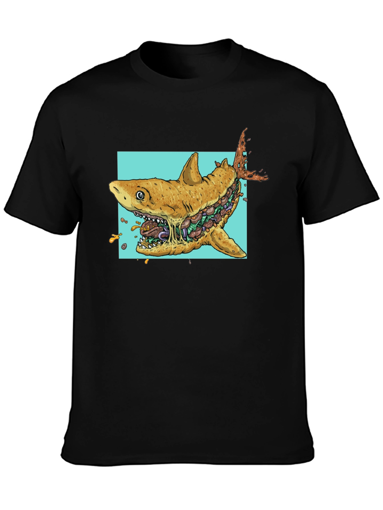 Shark Sandwich Graphic T-Shirt
