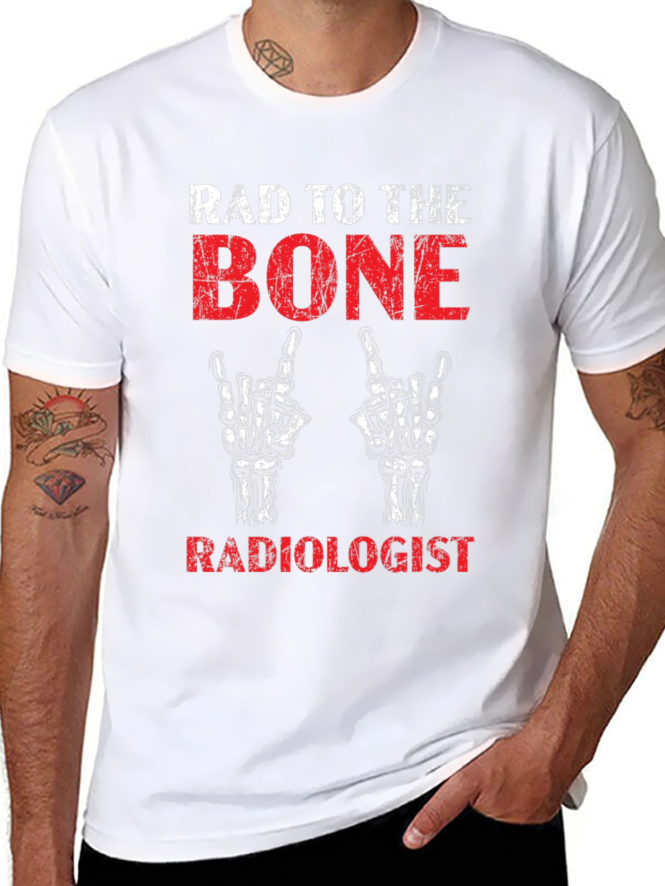 Rad Radiologist T-Shirt - Bone Design