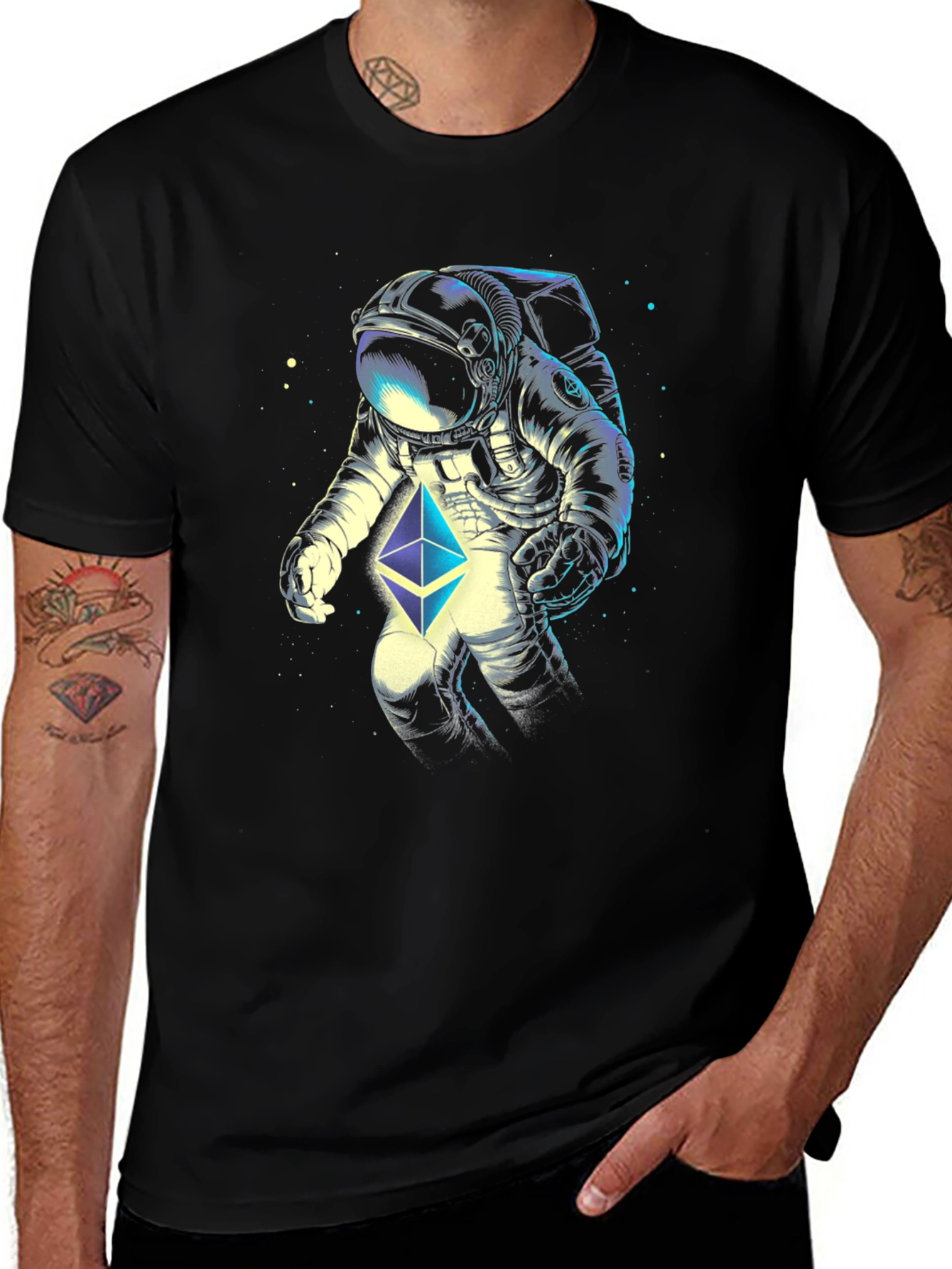 Astronaut Ethereum Crypto T-Shirt