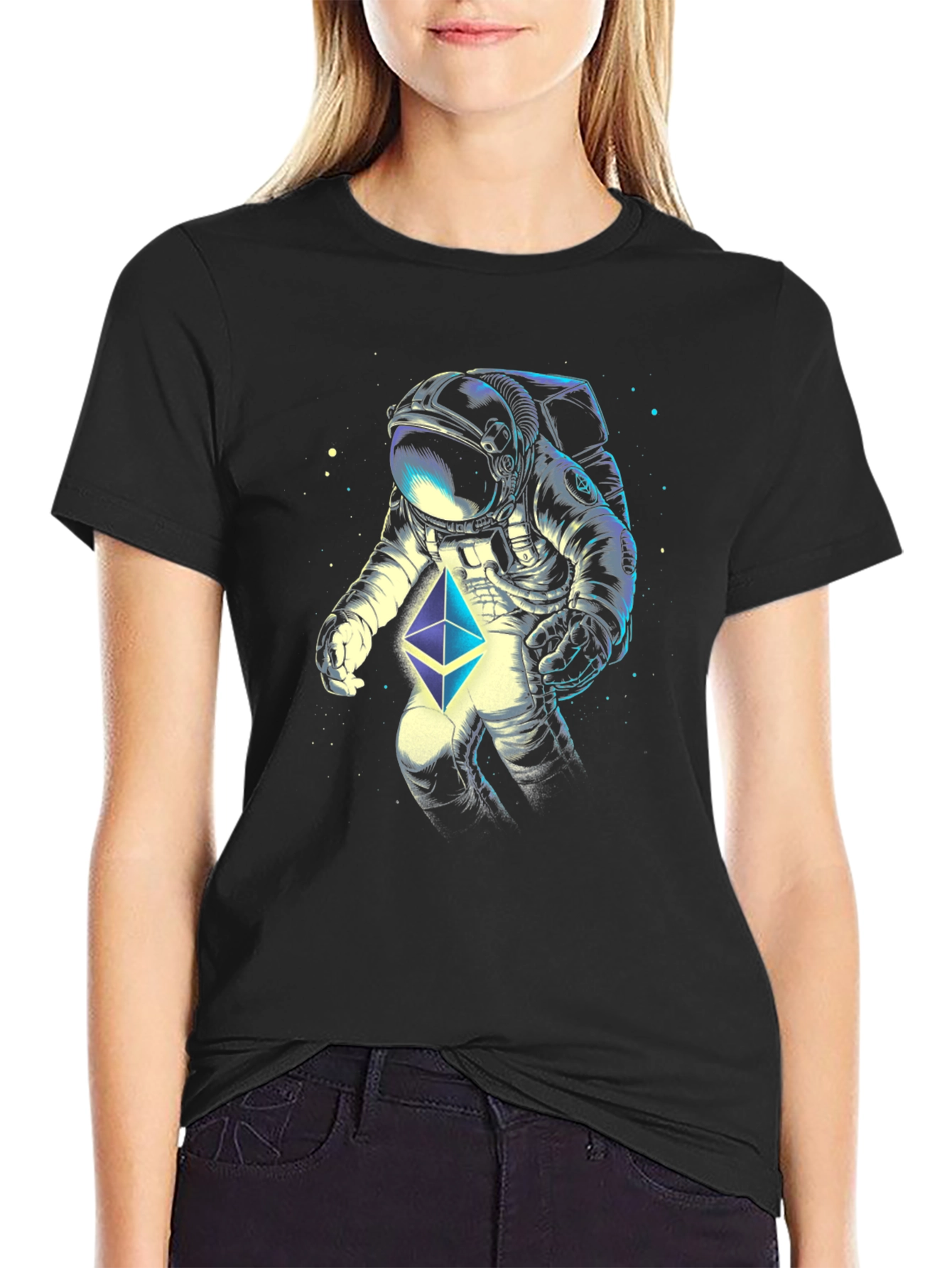 Astronaut Ethereum Crypto T-Shirt