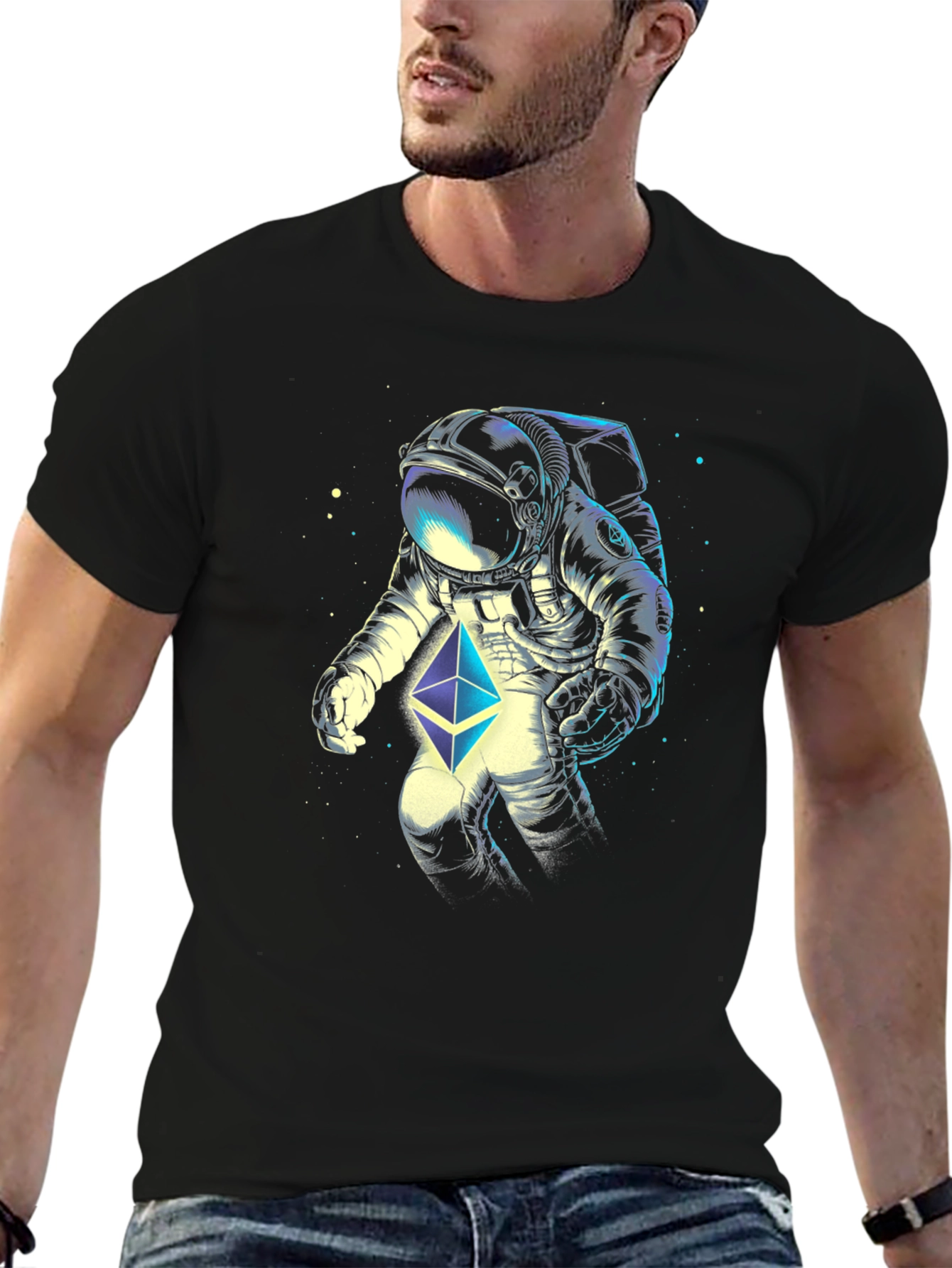 Astronaut Ethereum Crypto T-Shirt