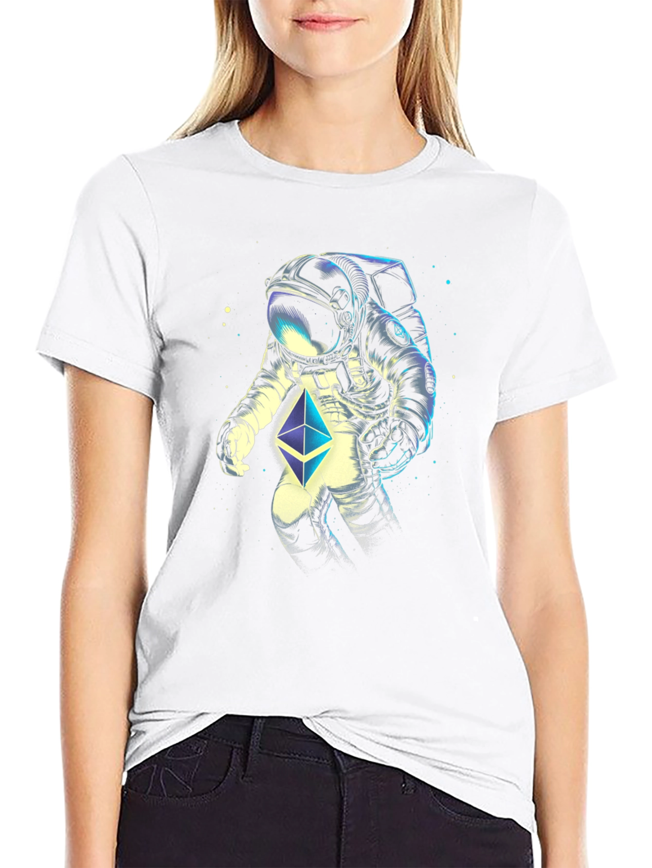 Astronaut Ethereum Crypto T-Shirt