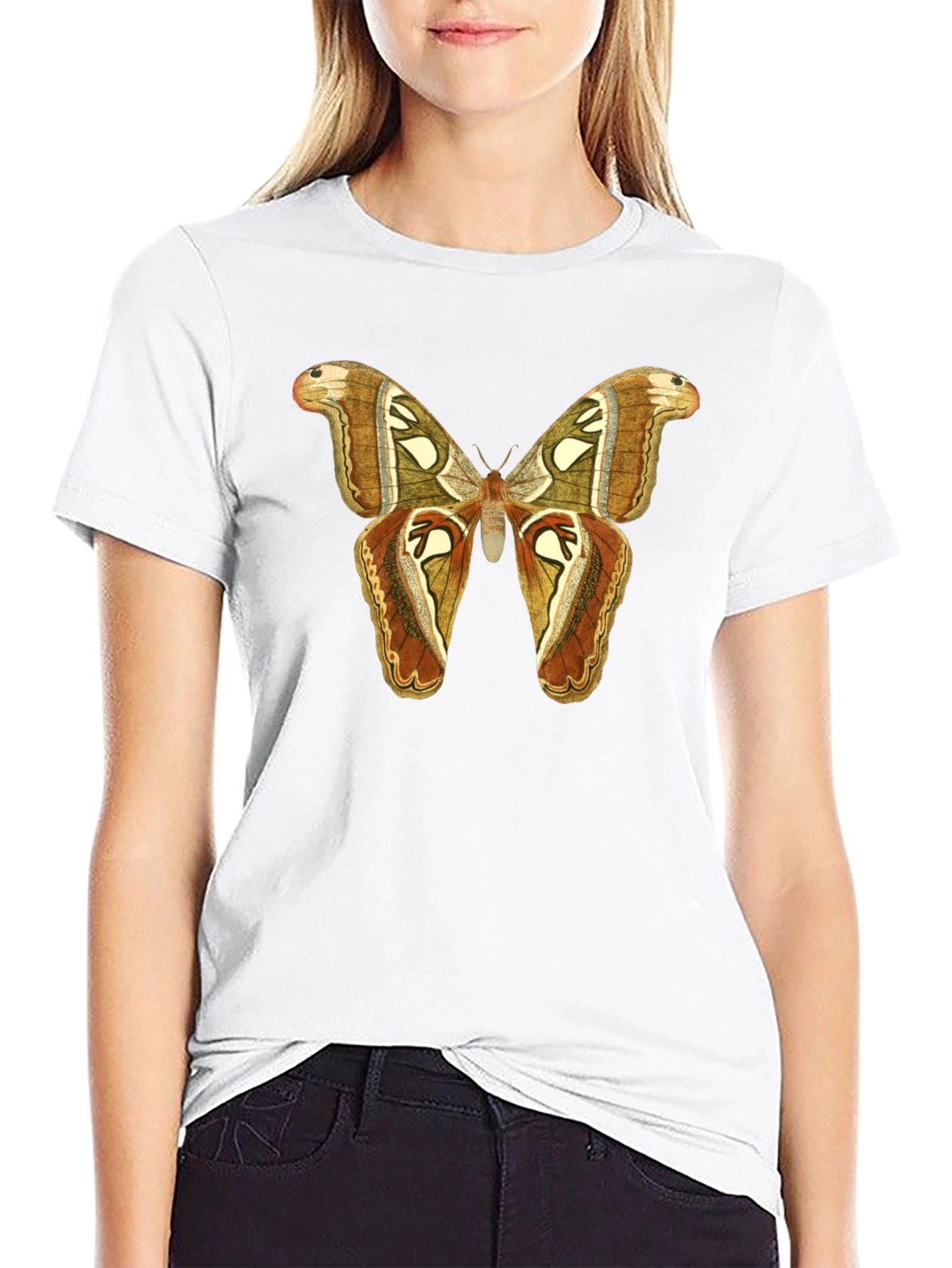 Butterfly Graphic T-Shirt - Mens Black Tee