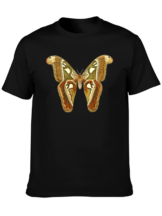Butterfly Graphic T-Shirt - Mens Black Tee