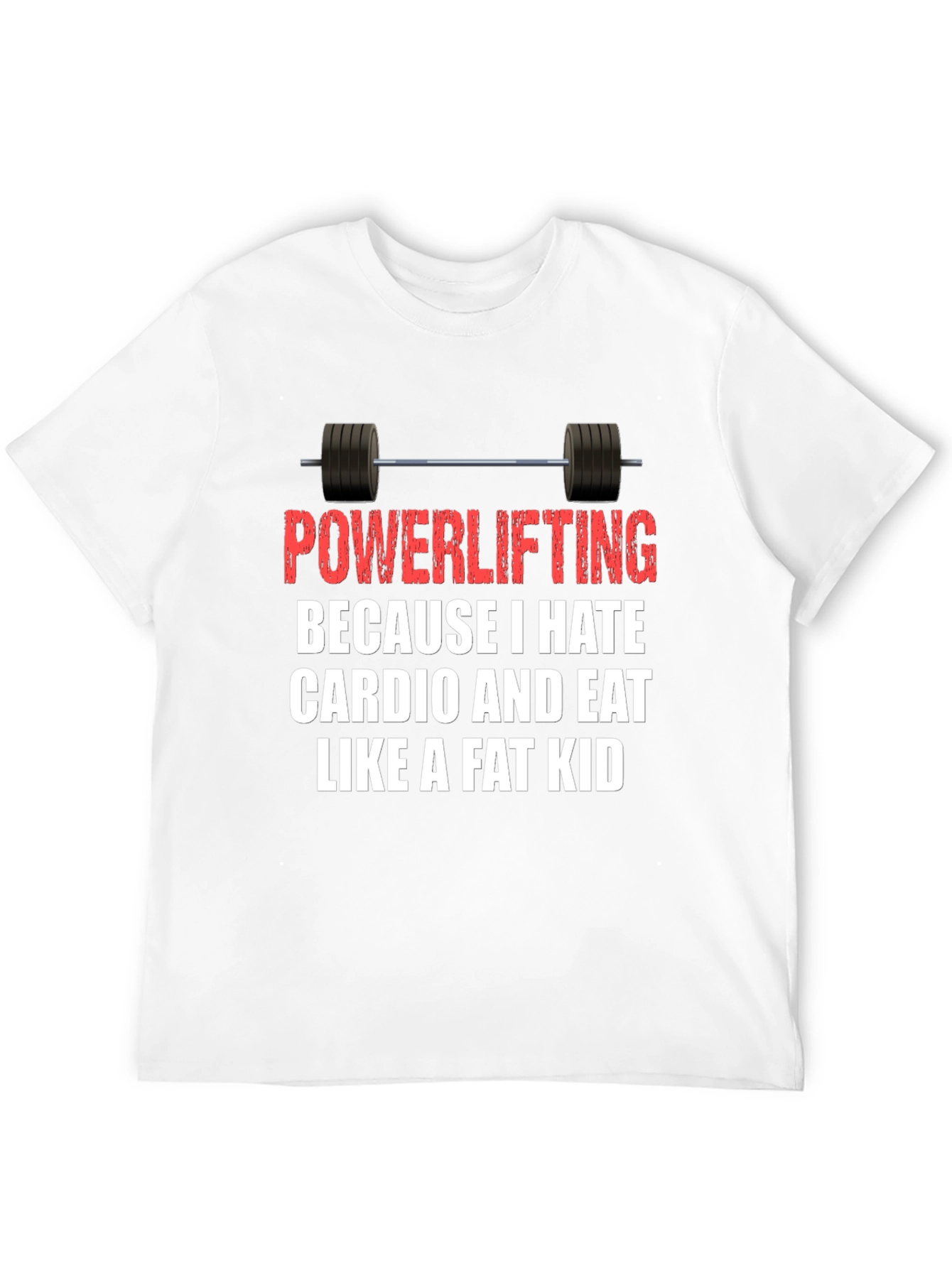 Powerlifting Hates Cardio T-Shirt